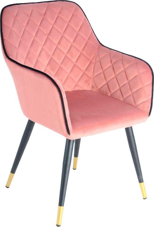 Kayoom Stuhl »Amino 525, stilvoller Design-Stuhl,samtweicher Bezug aus Velv günstig online kaufen