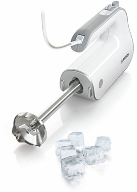 BOSCH Handmixer »Styline MFQ4075DE«, 550 W, 2 Rührbesen, 2 Edelstahl-Knethaken, 2 Turbobesen, Pürierstab