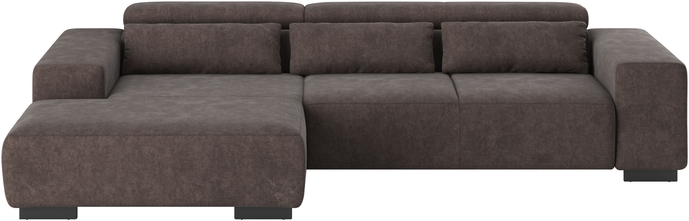 COTTA Ecksofa "Side L-Form, mit Kopfteilverstellung & 3 Nierenkissen", opti günstig online kaufen