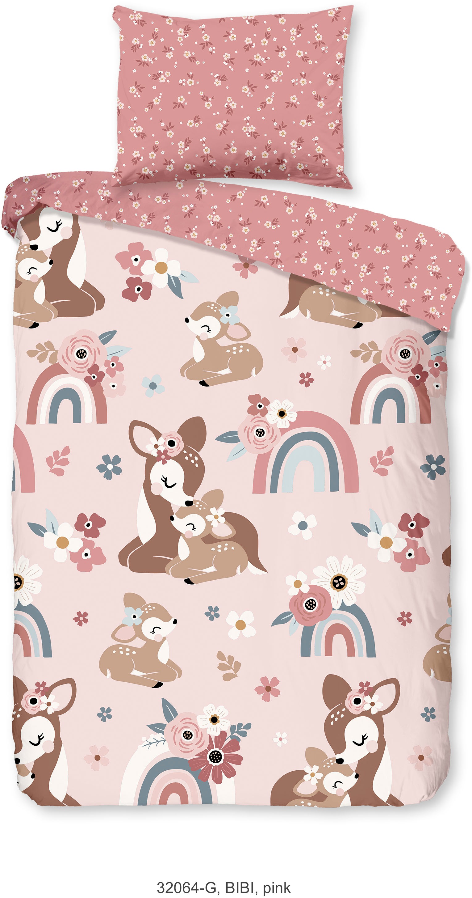 good morning Babybettwäsche »Bibi blossom« 2 Stk. tlg. Baumwolle, 120x150, günstig online kaufen