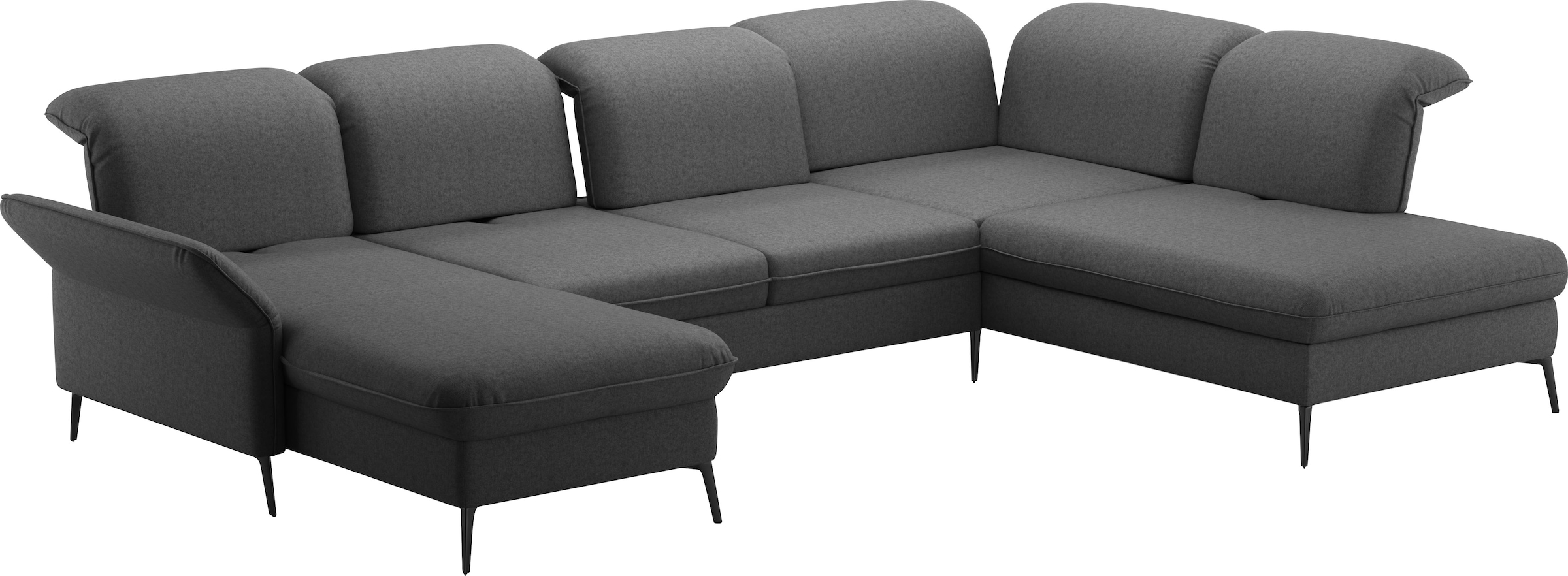 sit&more Wohnlandschaft »Emely«, mit Sitztiefenverstellung optional mit Bettfunktion und Bettkasten