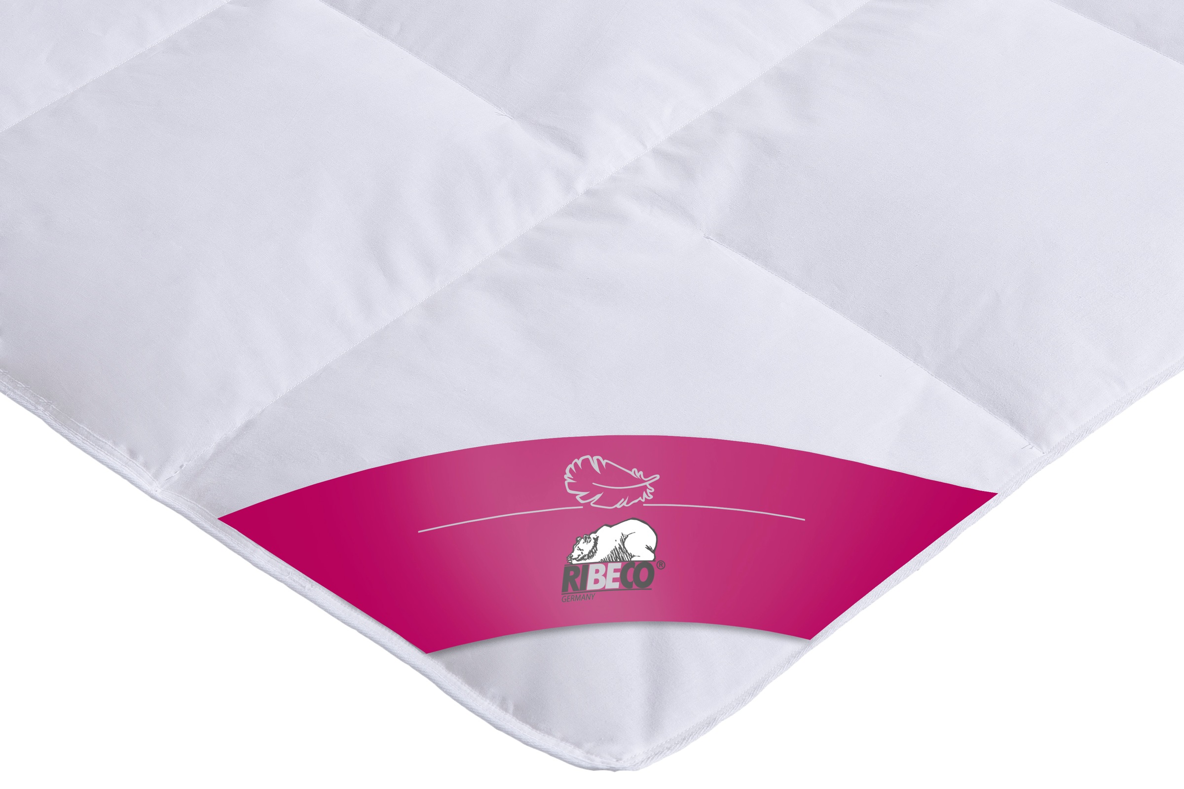 RIBECO Daunenbettdecke + Kopfkissen »Johanna« Wohlfühlkomfort mit den Vorzügen der Natur