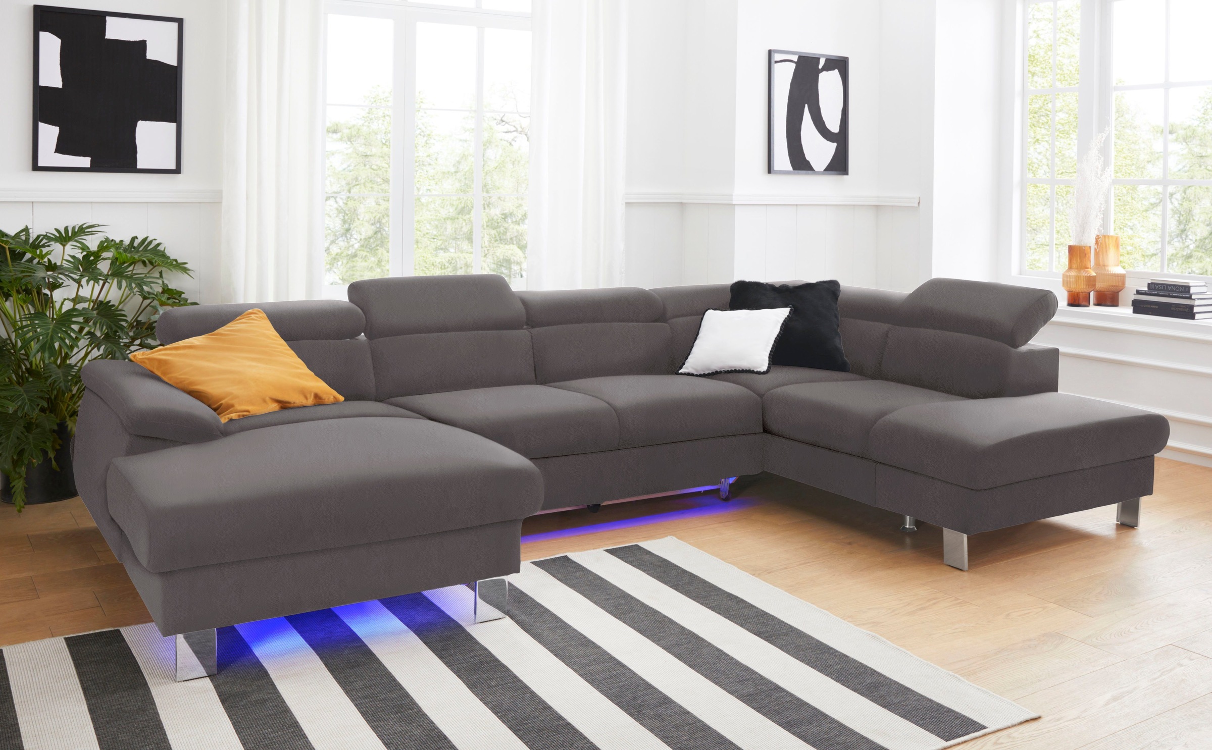 COTTA Polstergarnitur »Komaris U-Form«, (Set), Set bestehend aus: Wohnlands günstig online kaufen