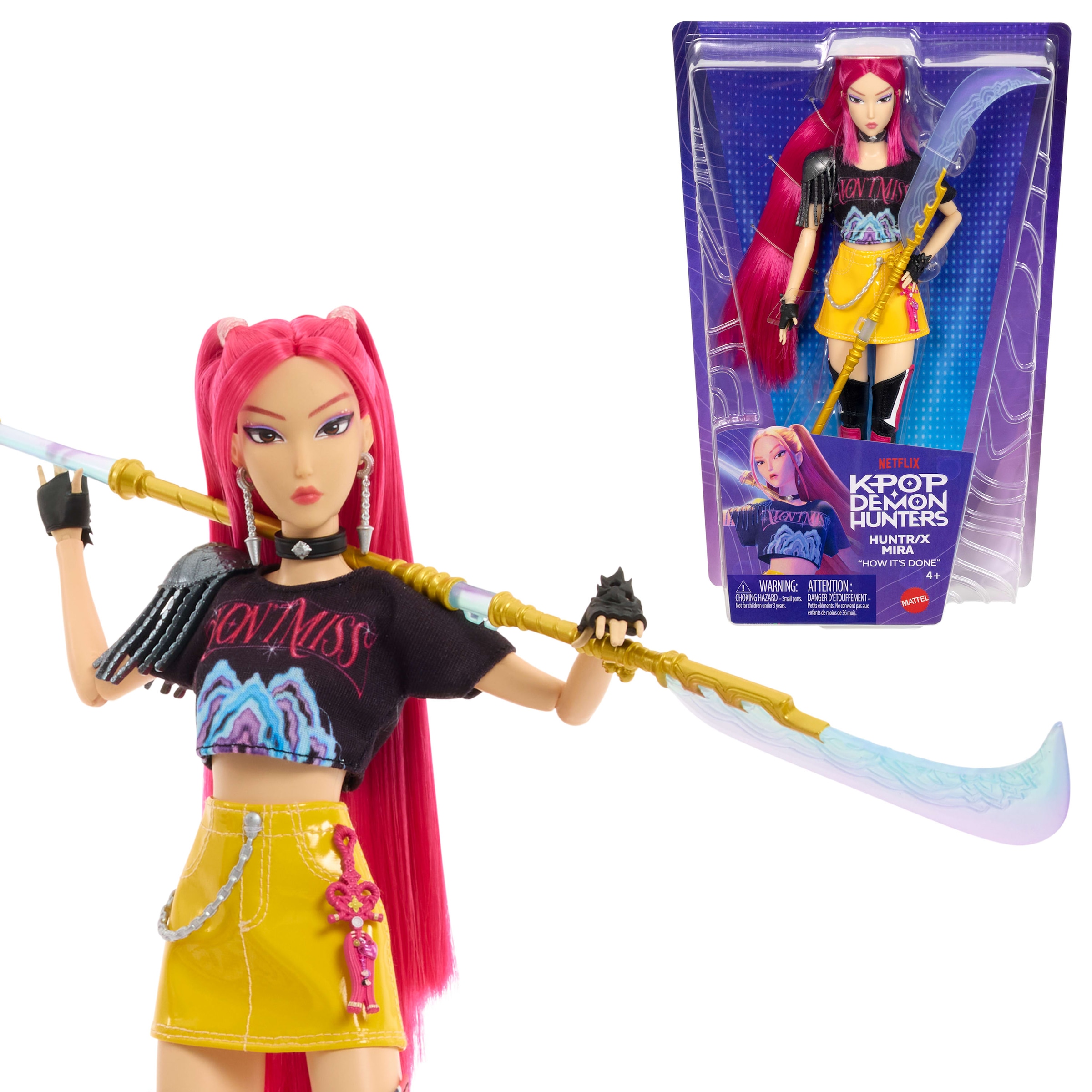 Mattel® Anziehpuppe »KPop Demon Hunters HUNTR/X: MIRA - HOW IT'S DONE«