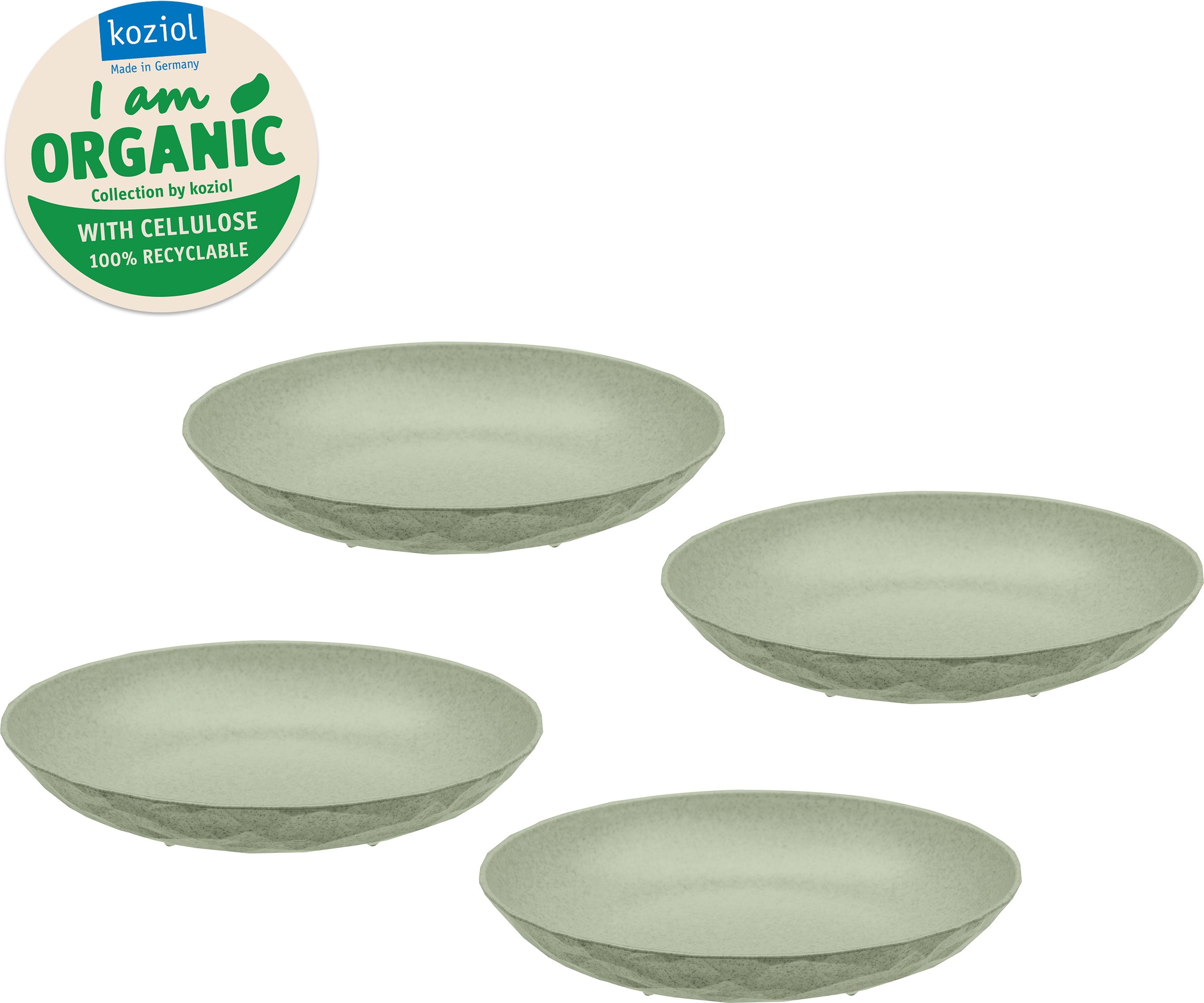 KOZIOL Suppenteller »CLUB PLATE« 100% recycelbar,CO2 neutrale Produktion, K günstig online kaufen