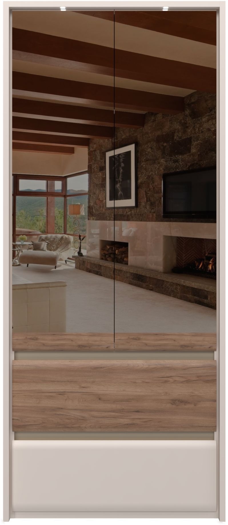 OTTO home Kleiderschrank "Invictus, UV lackiert, FSC-zertifiziert, grifflos günstig online kaufen