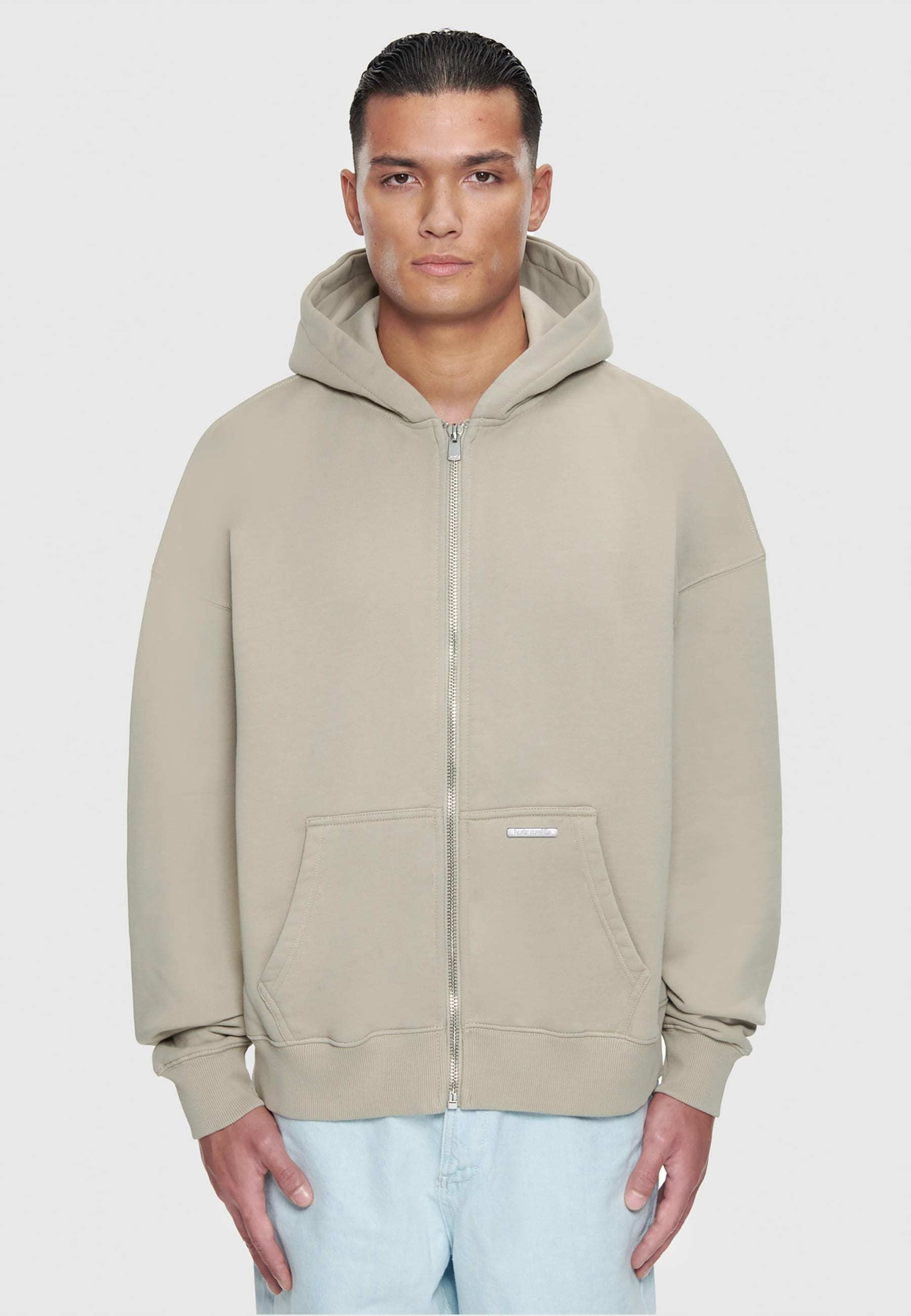 Dropsize Sweatjacke »Dropsize Herren Bazix Republiq Super Heavy Rib Zipper«