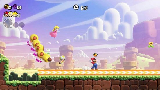 10. Bild von Nintendo Switch Konsolen-Set »Konsole r/b + Super Mario Bros. Wonder«