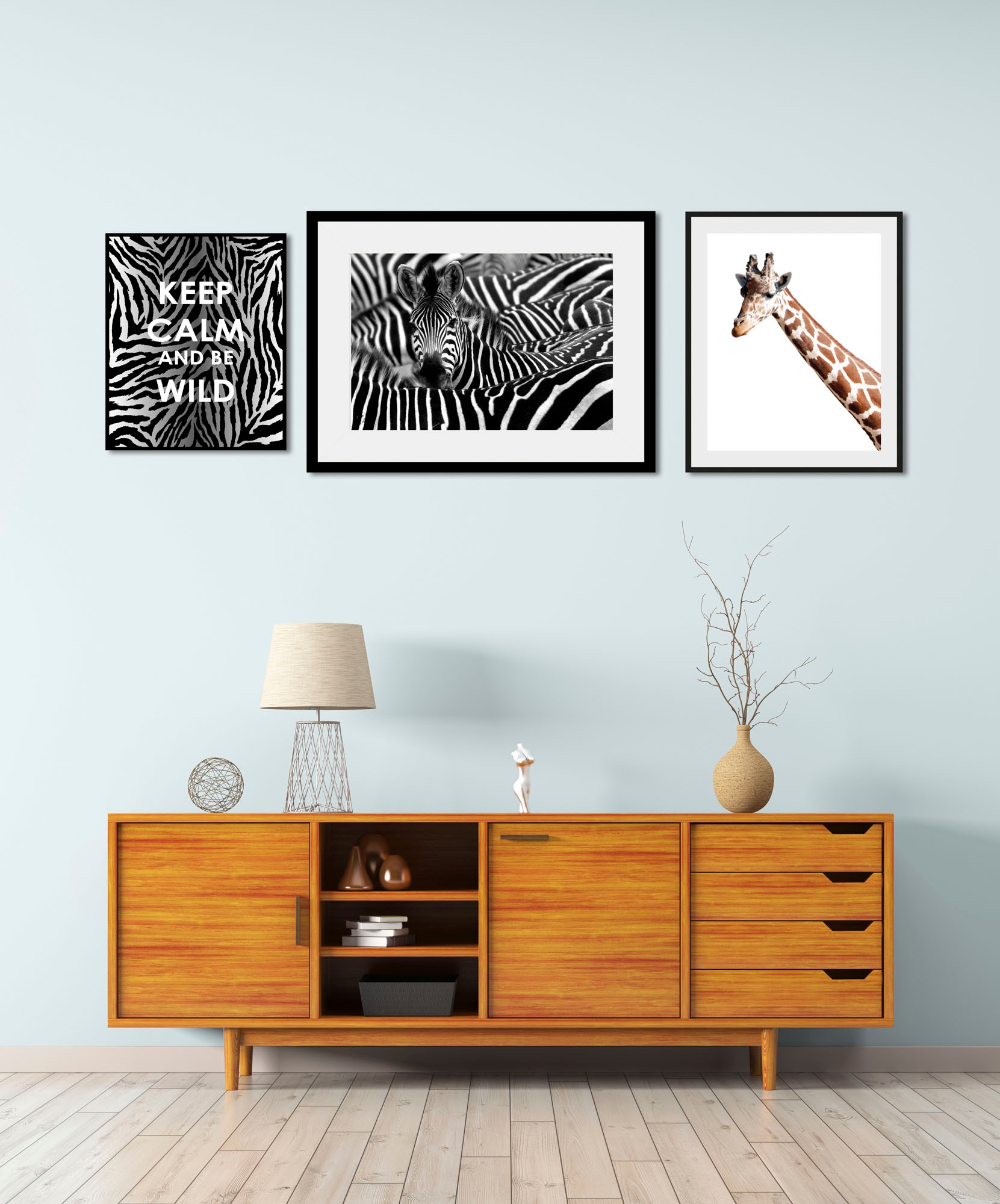 queence Bild »Animals«, Tiere-Schriftzug-Sprüche & Texte-Motivationsbilder- günstig online kaufen