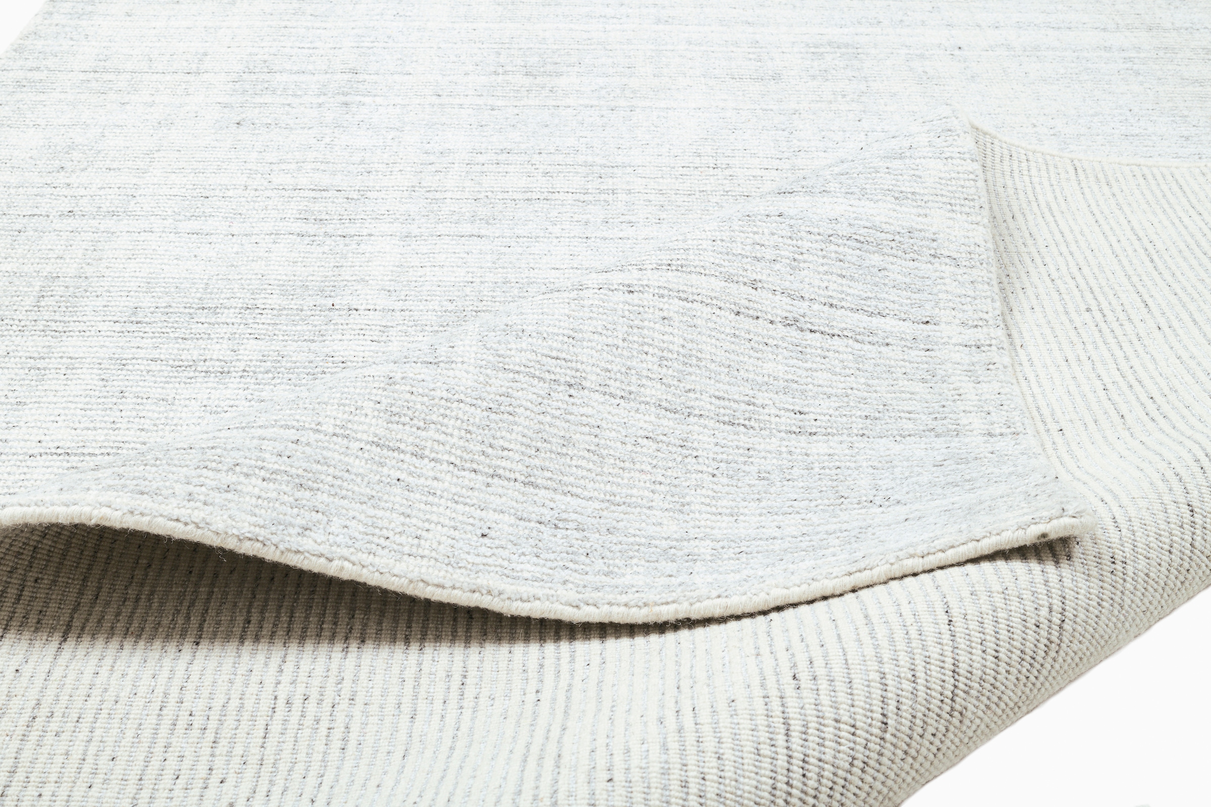 Sansibar Teppich »Tinnum Uni meliert« rechteckig 13 mm Höhe meliert, 60% Wolle, handgearbeitet in aufwendiger Handloom-Technik