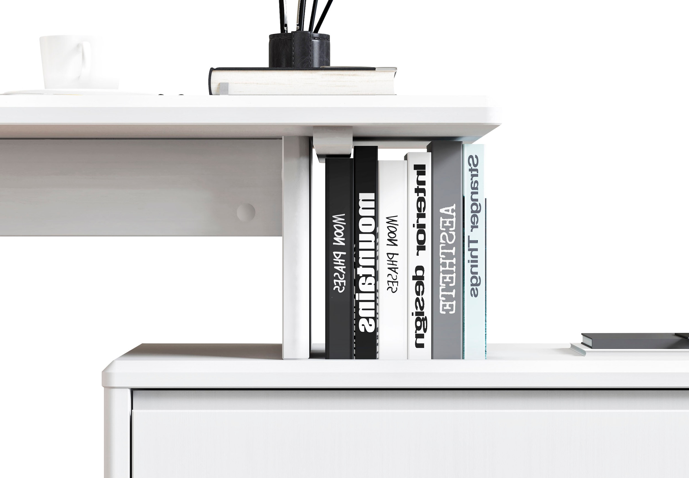 Home affaire Schreibtisch »Luven«, Breite 140-220 cm
