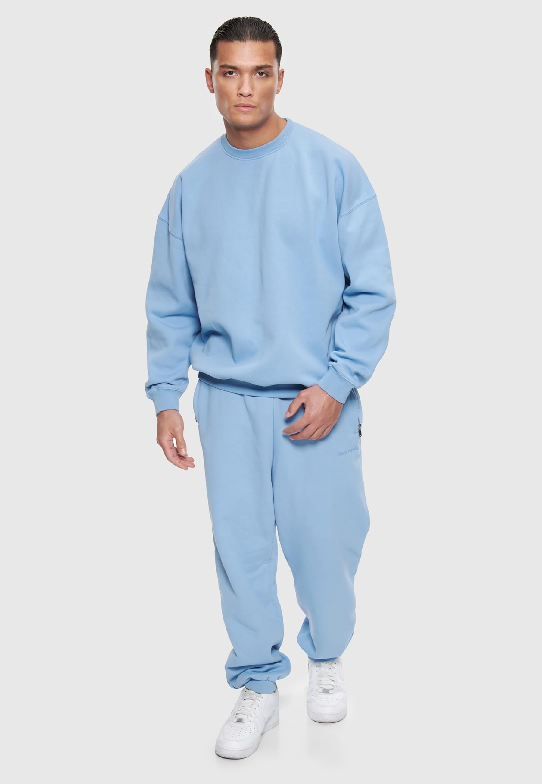 Dropsize Rundhalspullover »Dropsize Herren Bazix Republiq Super Heavy Blank Sweater« 1 Stk.