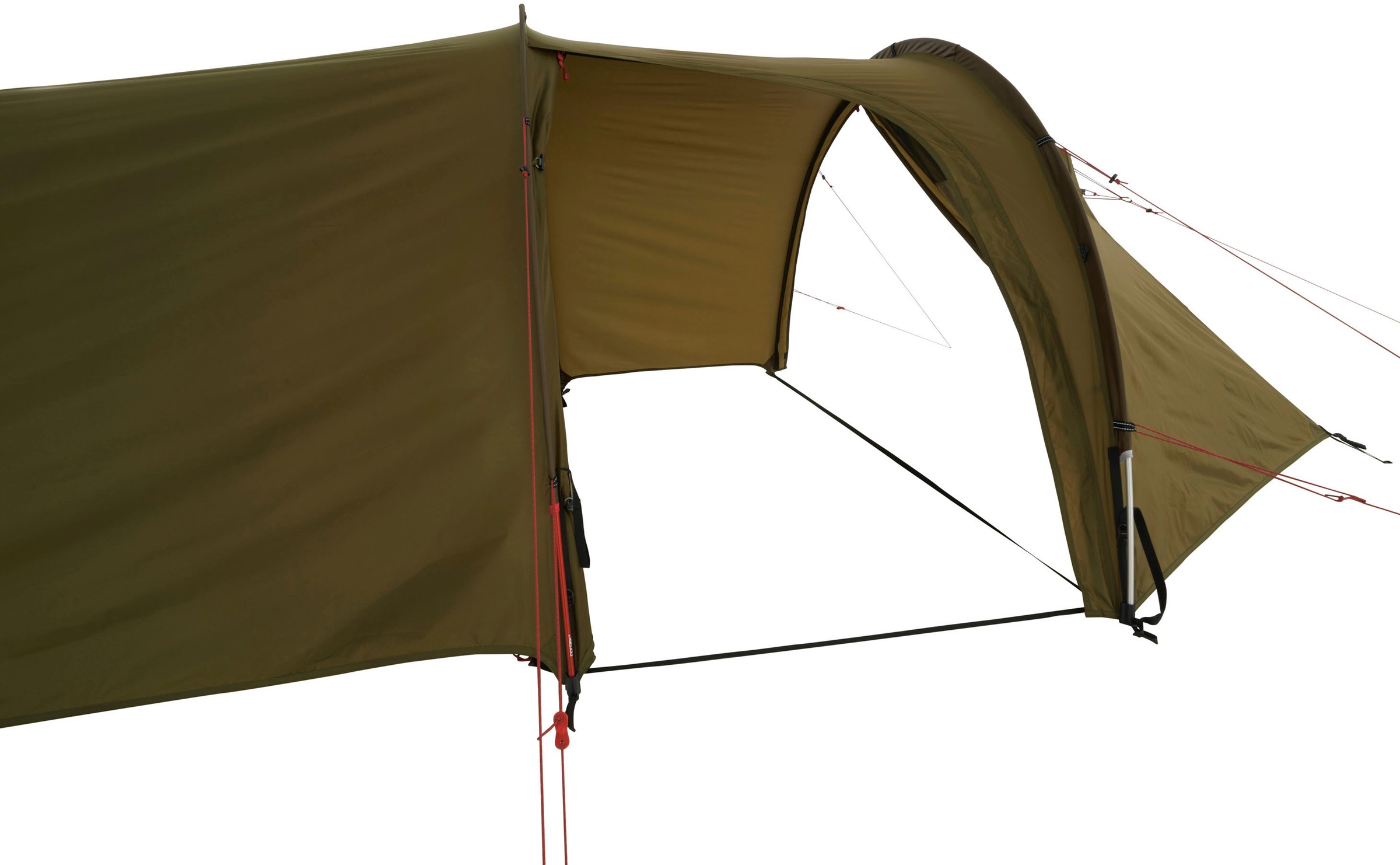 Nordisk Tunnelzelt »Oppland 3 (2.0) PU Tent Dark Olive«, 3 Personen, (Packung, 1 tlg.)