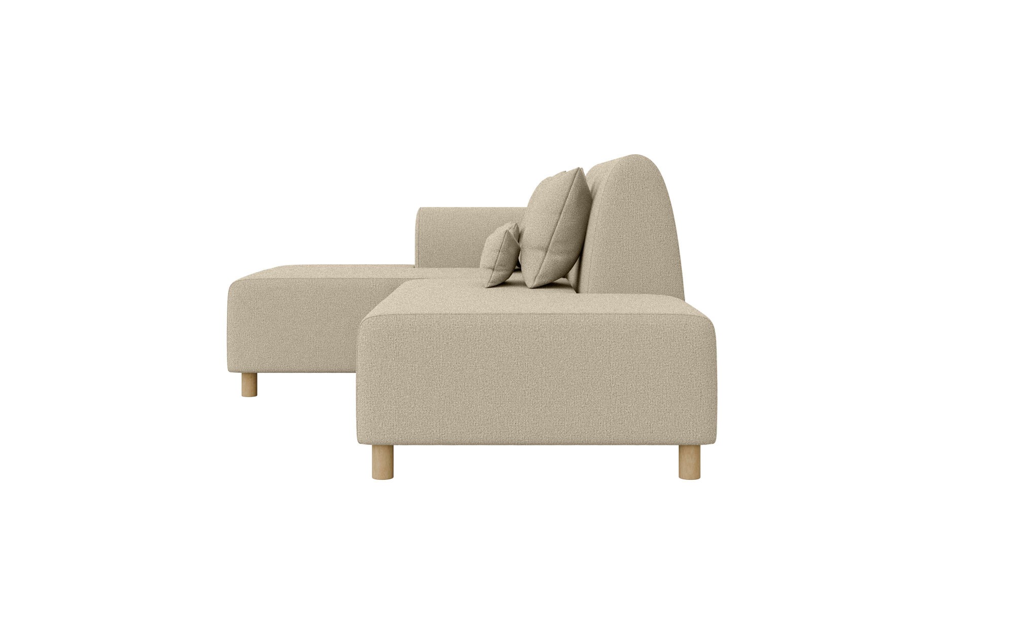 INOSIGN Ecksofa »Suyala«, L-Form mit Hocker