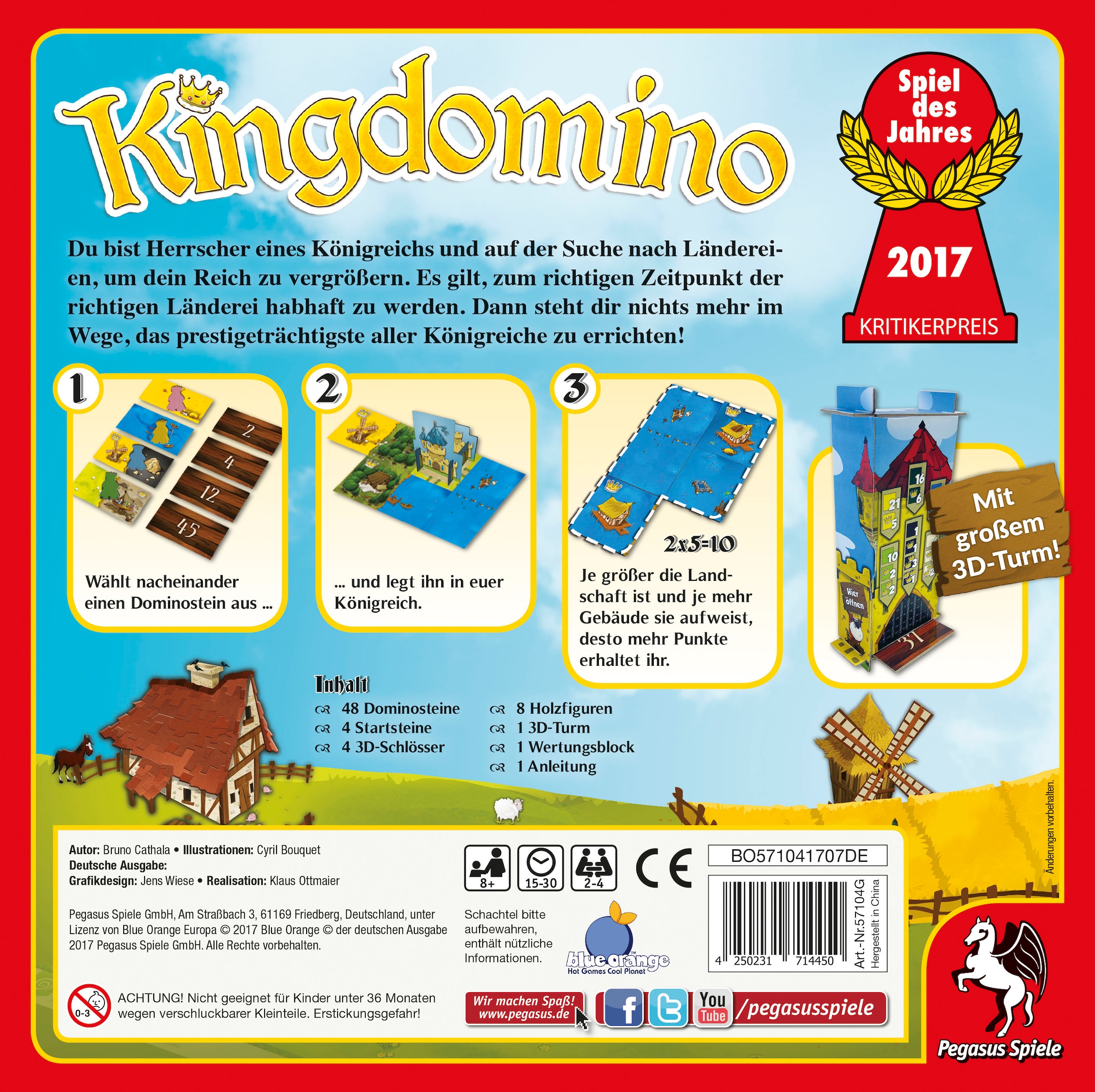 Pegasus Spiele Spiel »Kingdomino Revised Edition«, Made in Europe