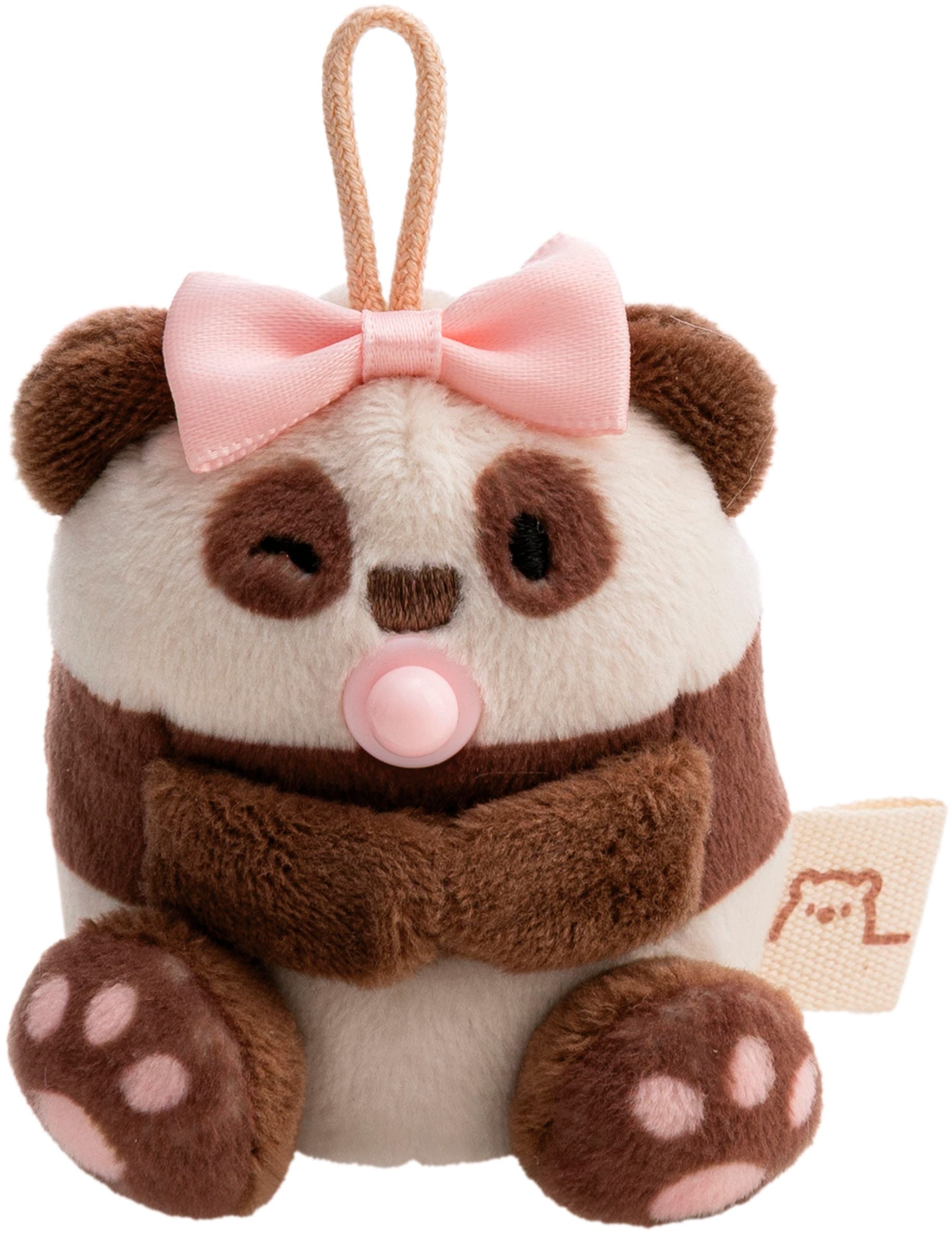 Nici Kuscheltier »mymochi, Set Panda Kono 7cm mit Breischale & Bettchen mit Karabiner« in Geschenkbox
