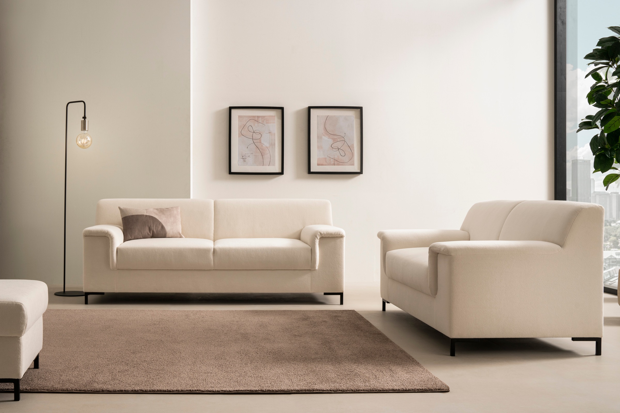 Home affaire Polstergarnitur »Jamie 2, auch in Cord, Set: bestehend aus 1,5 günstig online kaufen