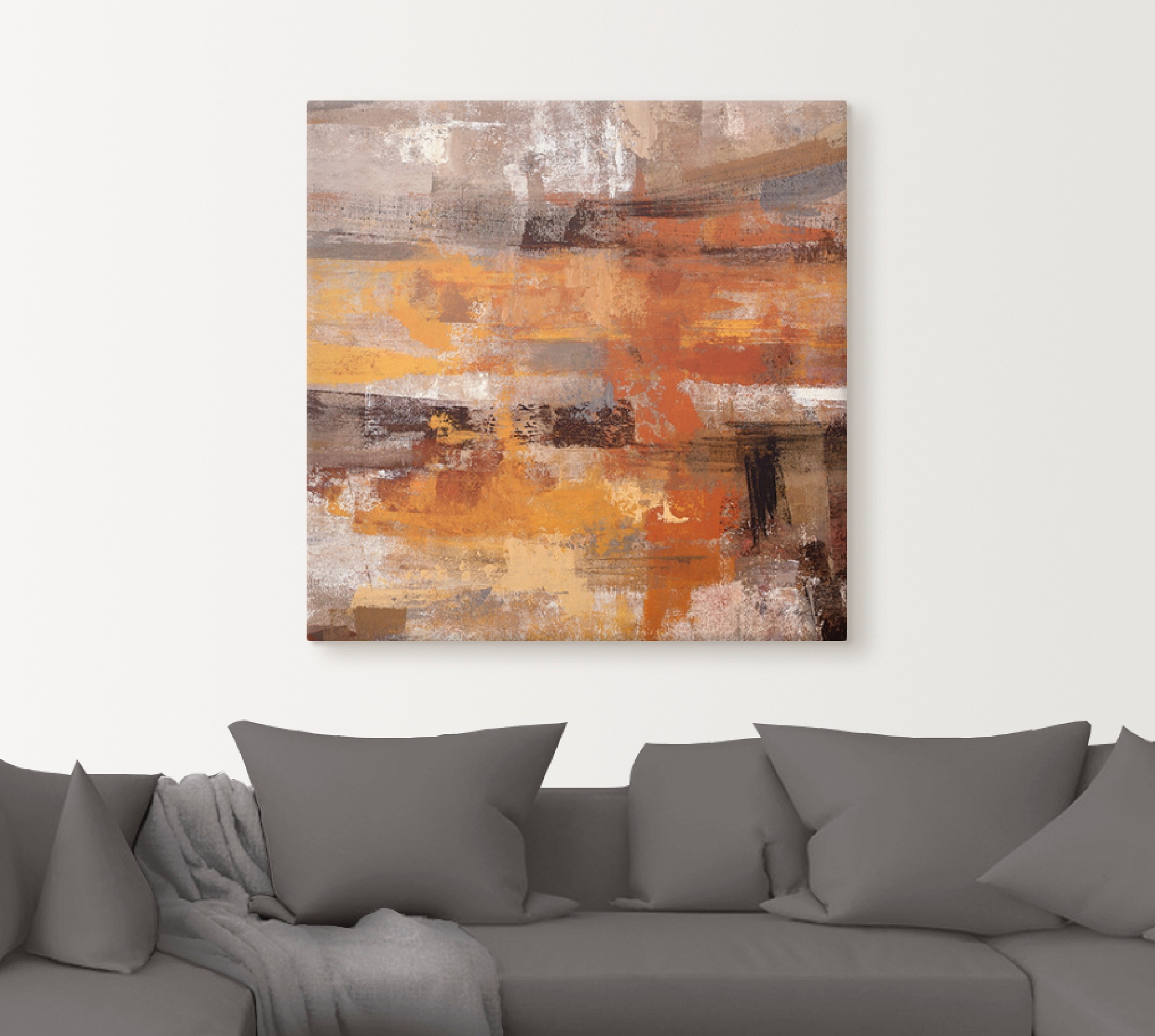 Artland Wandbild »Mojave-Straße«, Gegenstandslos, (1 St.), als Leinwandbild, Poster in verschied. Größen