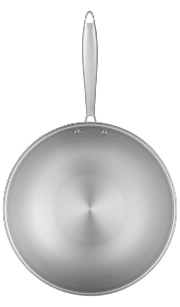 RESTO Kitchenware Wok »Crater tiefe Pfanne aus Tri-Ply (Edelstahl + Alumini günstig online kaufen