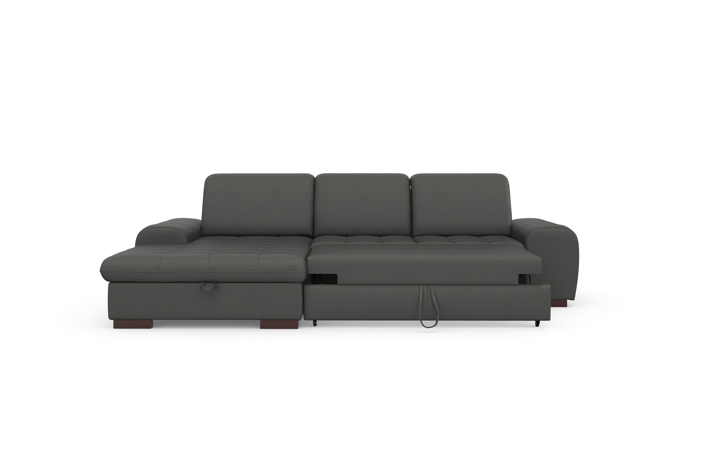 sit&more Ecksofa »Luxor L-Form«, wahlweise mit Bettfunktion, Bettkasten und Kopfteilverstellung