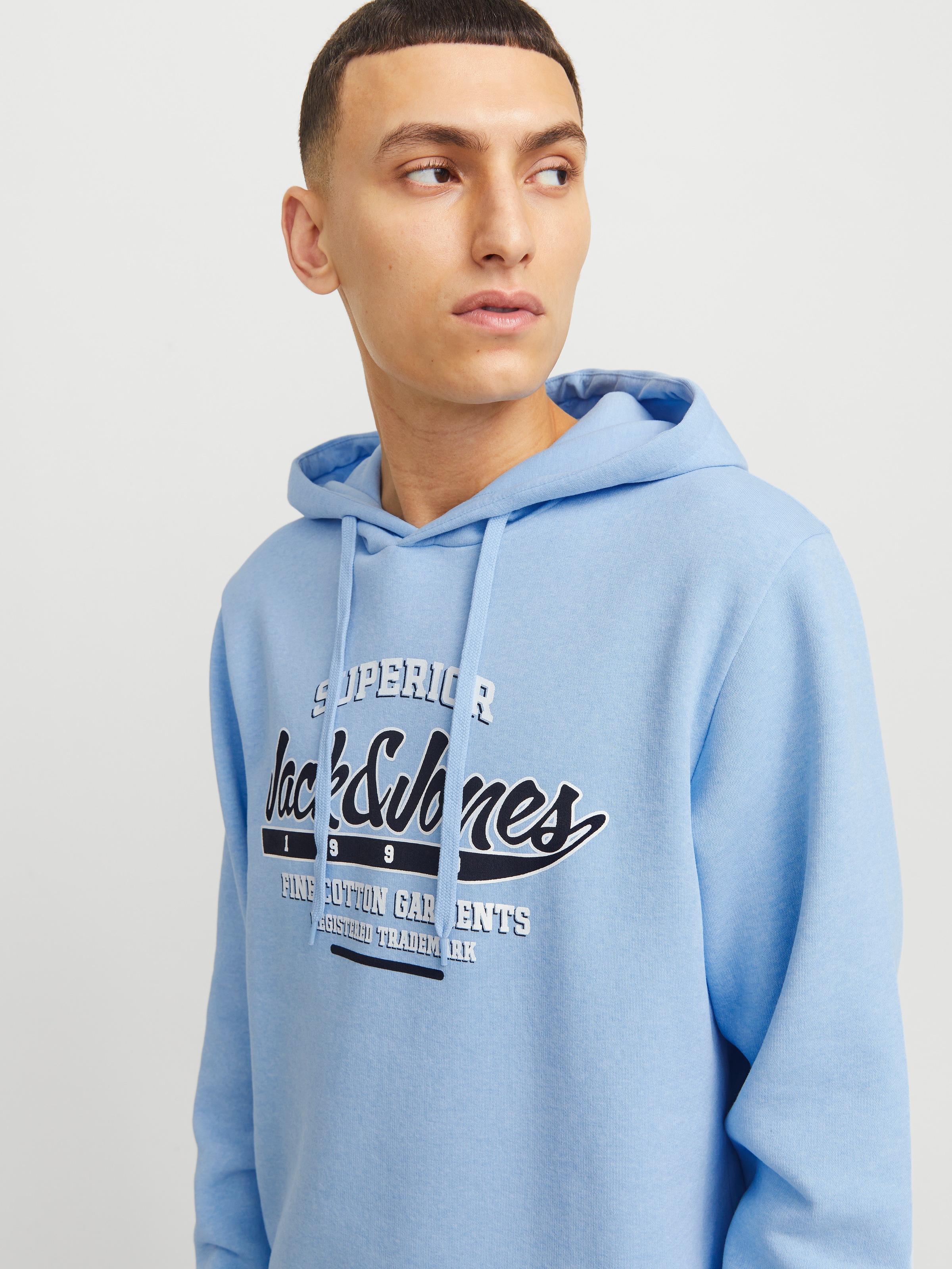 Jack & Jones Kapuzensweatshirt »JJELOGO SWEAT HOOD 2 COL 24/25 NOOS«, mit Logo Print
