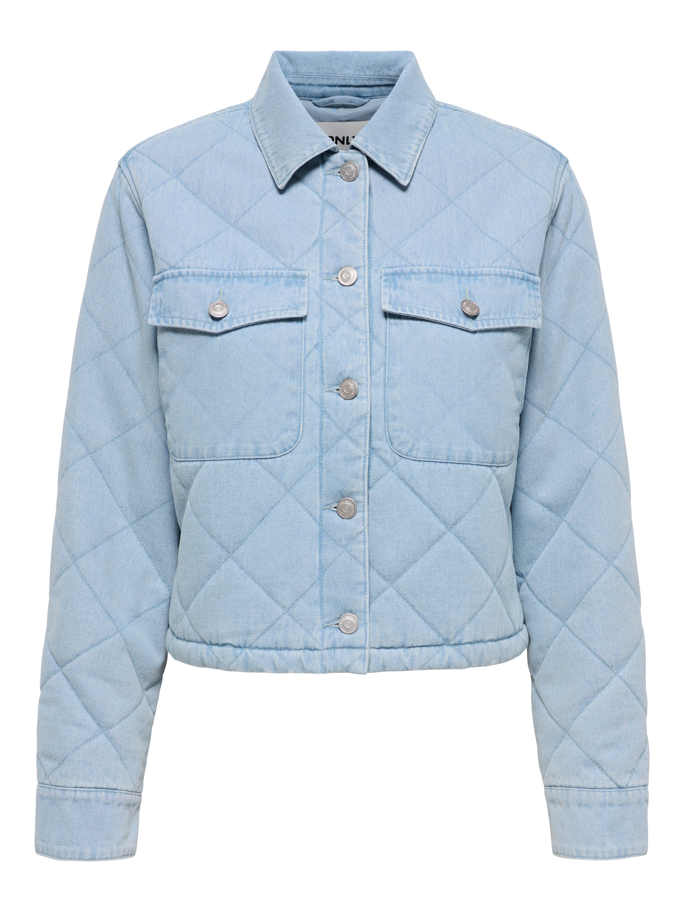 ONLY Kurzjacke »ONLMIST WASHED QUILT JACKET CC OTW« im Denim Look mit gesteppter Optik