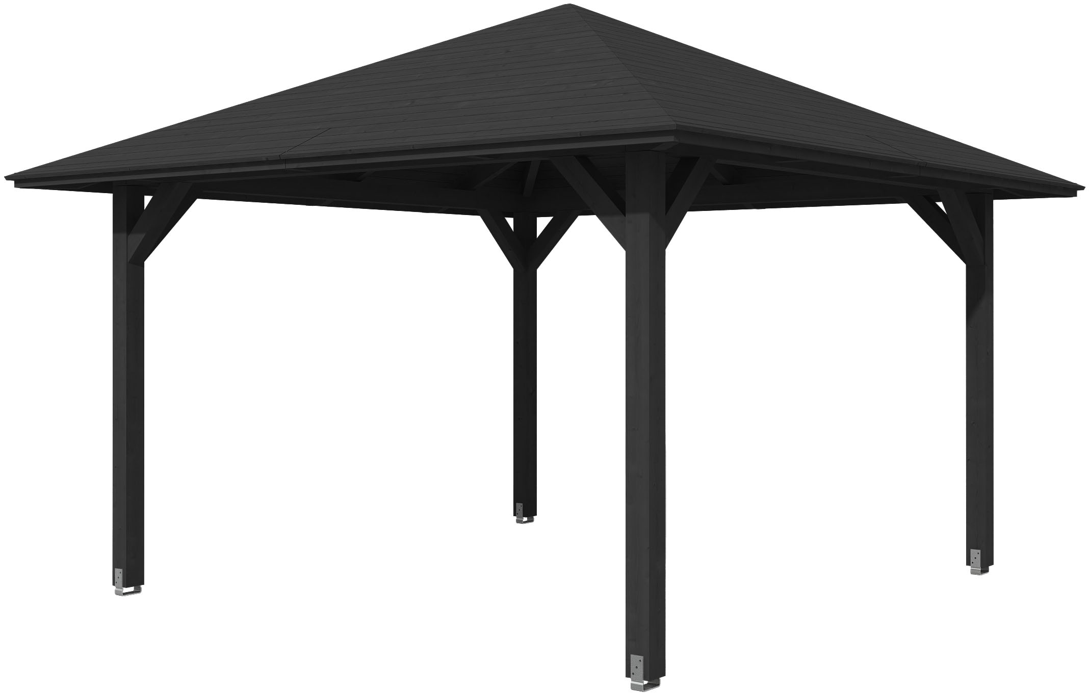 Skanholz Pavillon »Cannes 2«, 4-Eck, BxT: 439x439 cm