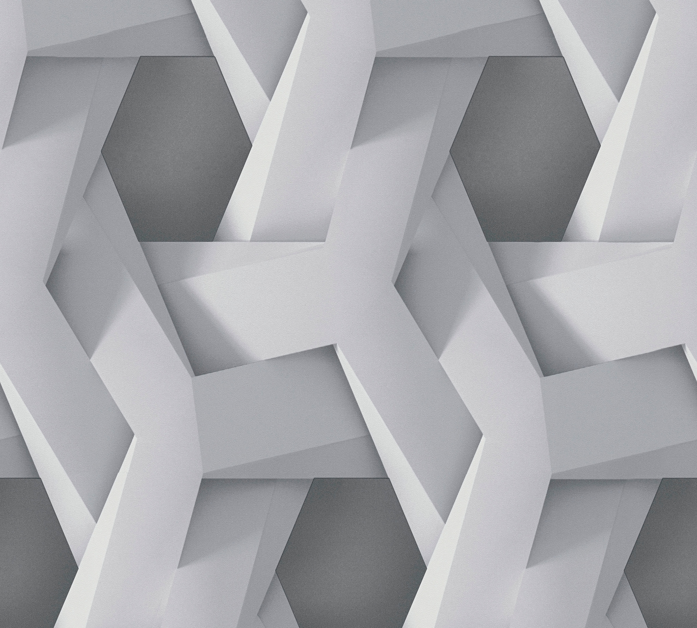 A.S. Création Vliestapete »PintWalls 3D Optik«, matt-gemustert-neutral, mit Tiefenwirkung Tapeten Wohnzimmer Schlafzimmer Küche modern Design
