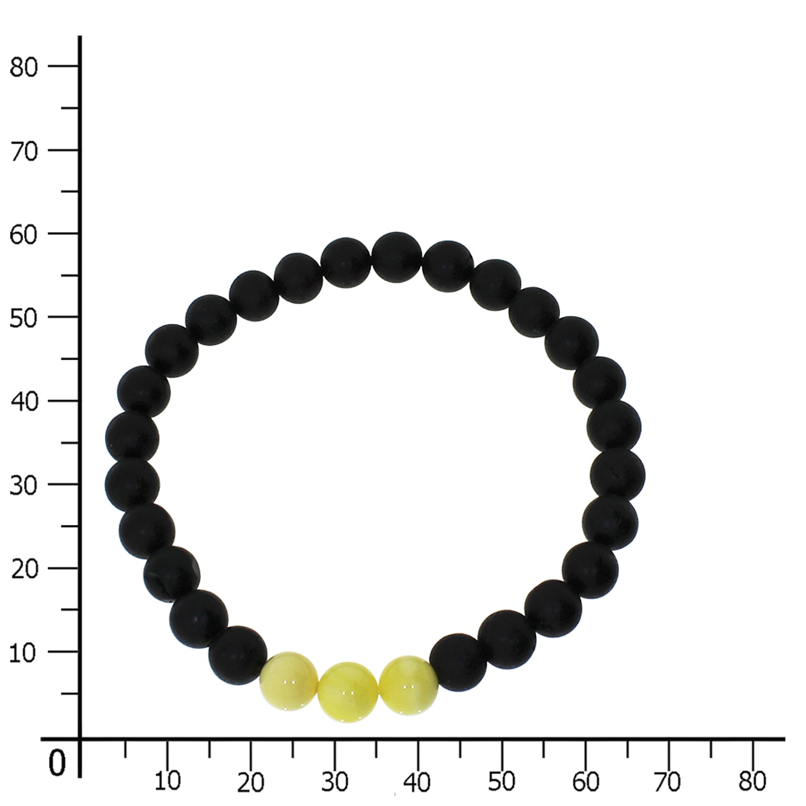 OSTSEE-SCHMUCK Armband »Ostsee-Schmuck Armband Kugel 8 mm Armband Kugel 8 mm«