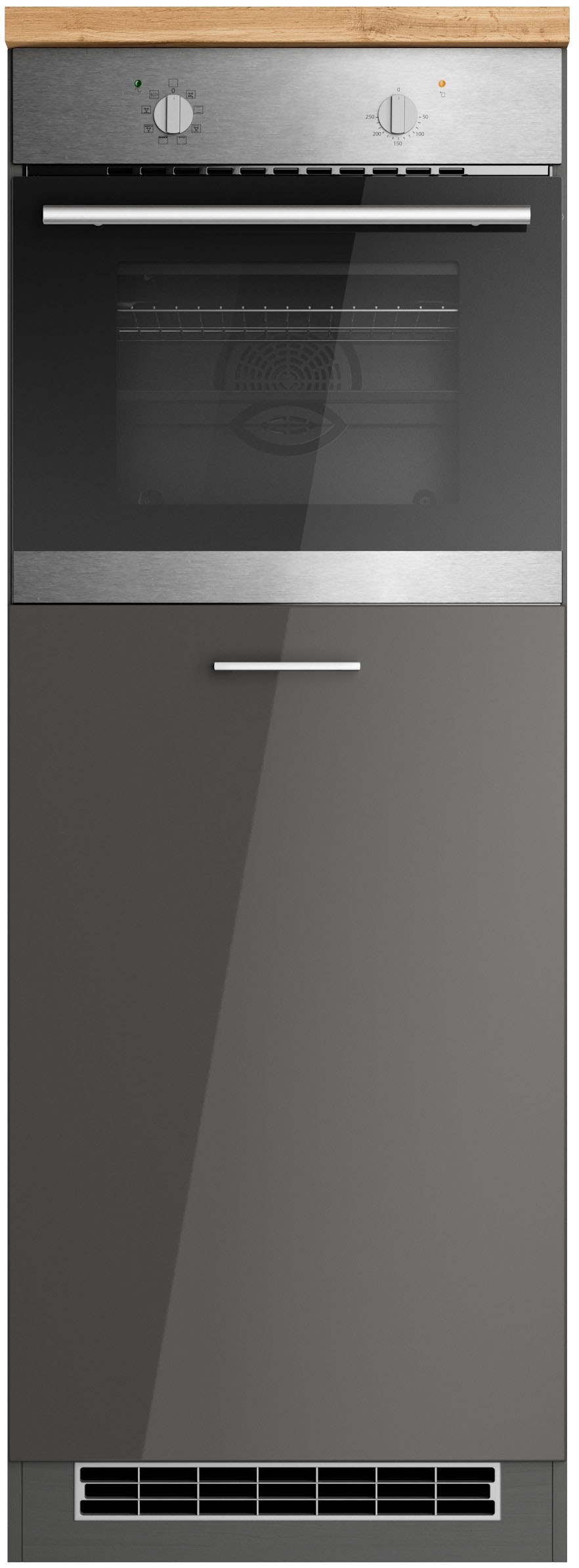 KOCHSTATION Backofenumbauschrank »KS-Milan« Ofenumbauschrank 60 cm, matte o günstig online kaufen