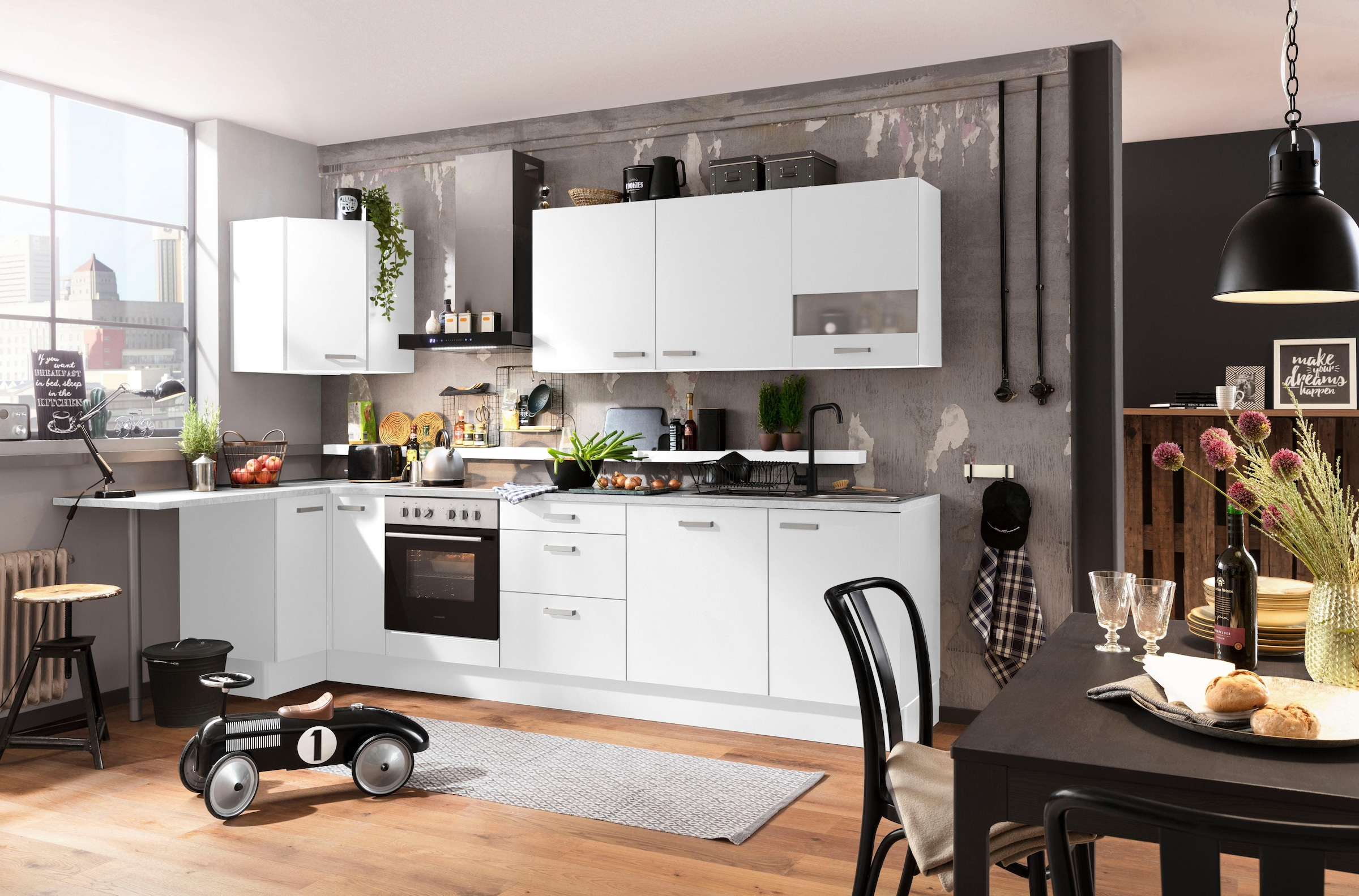 OPTIFIT Eckunterschrank »Parma« Breite 90 x 90 cm