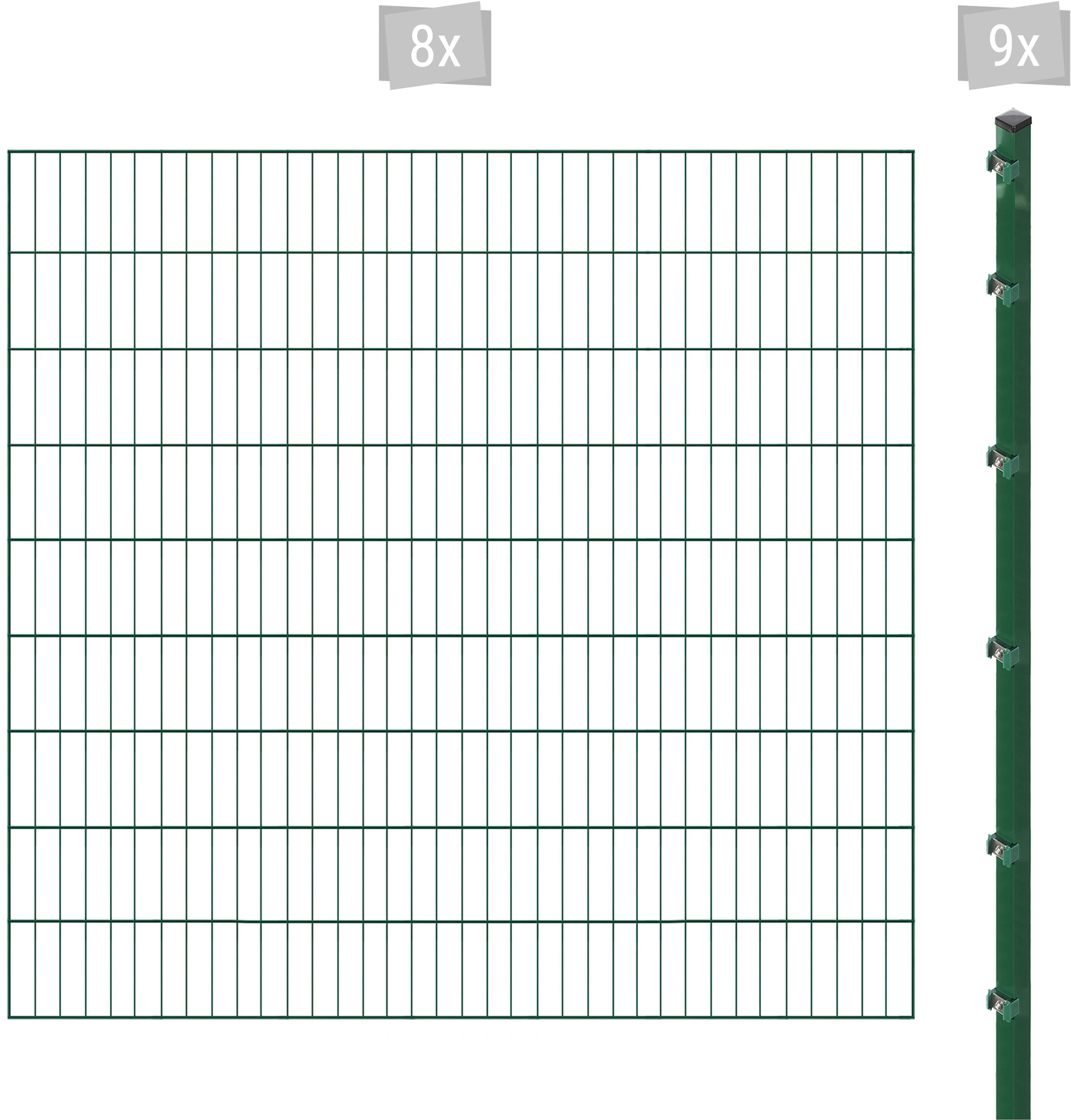 Arvotec Einstabmattenzaun »ESSENTIAL 180 zum Aufschrauben«, Zaunhöhe 180 cm, Zaunlänge 2 - 60 m