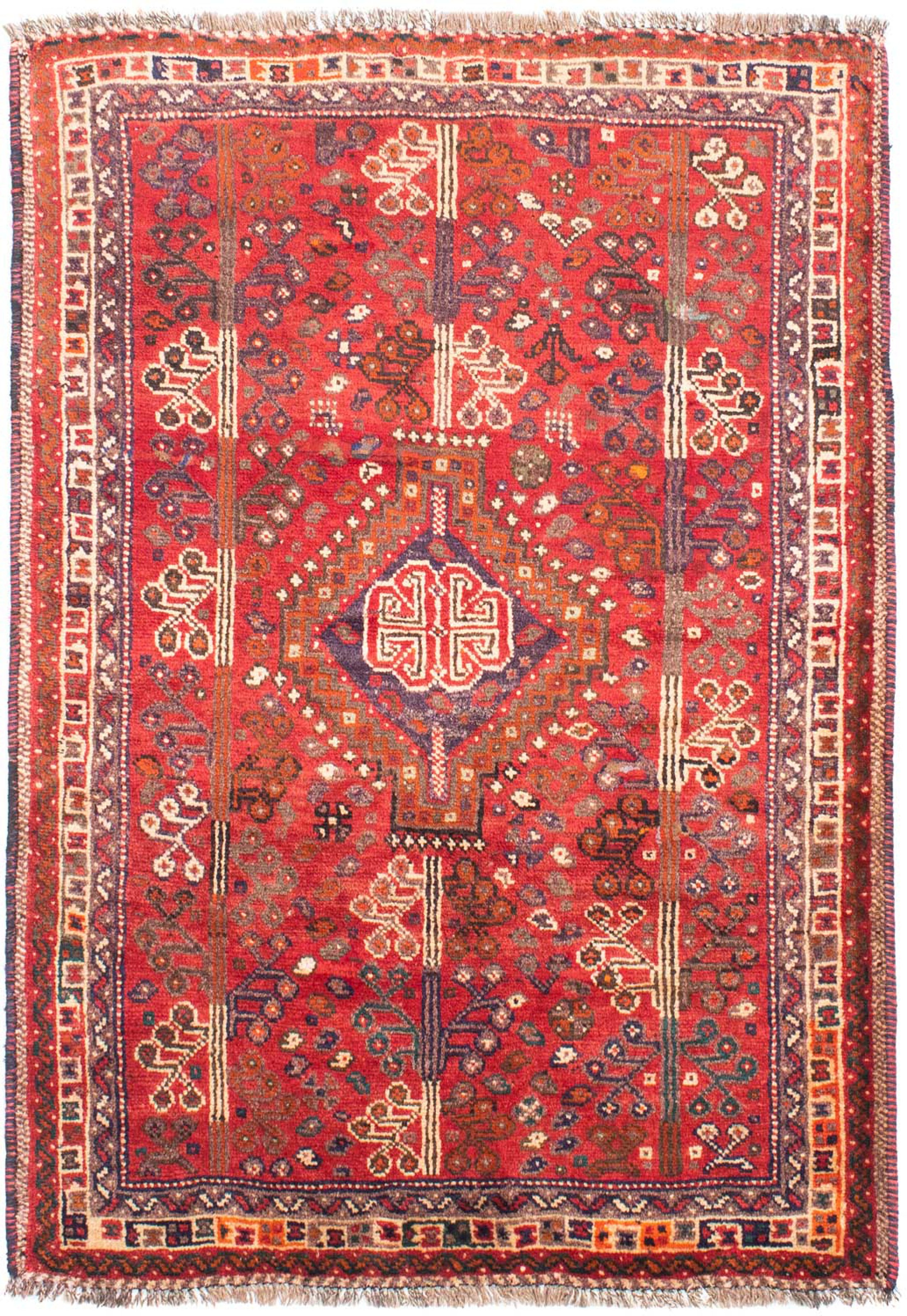 morgenland Orientteppich »Perser - Nomadic - 162 x 110 cm - rot«, rechtecki günstig online kaufen