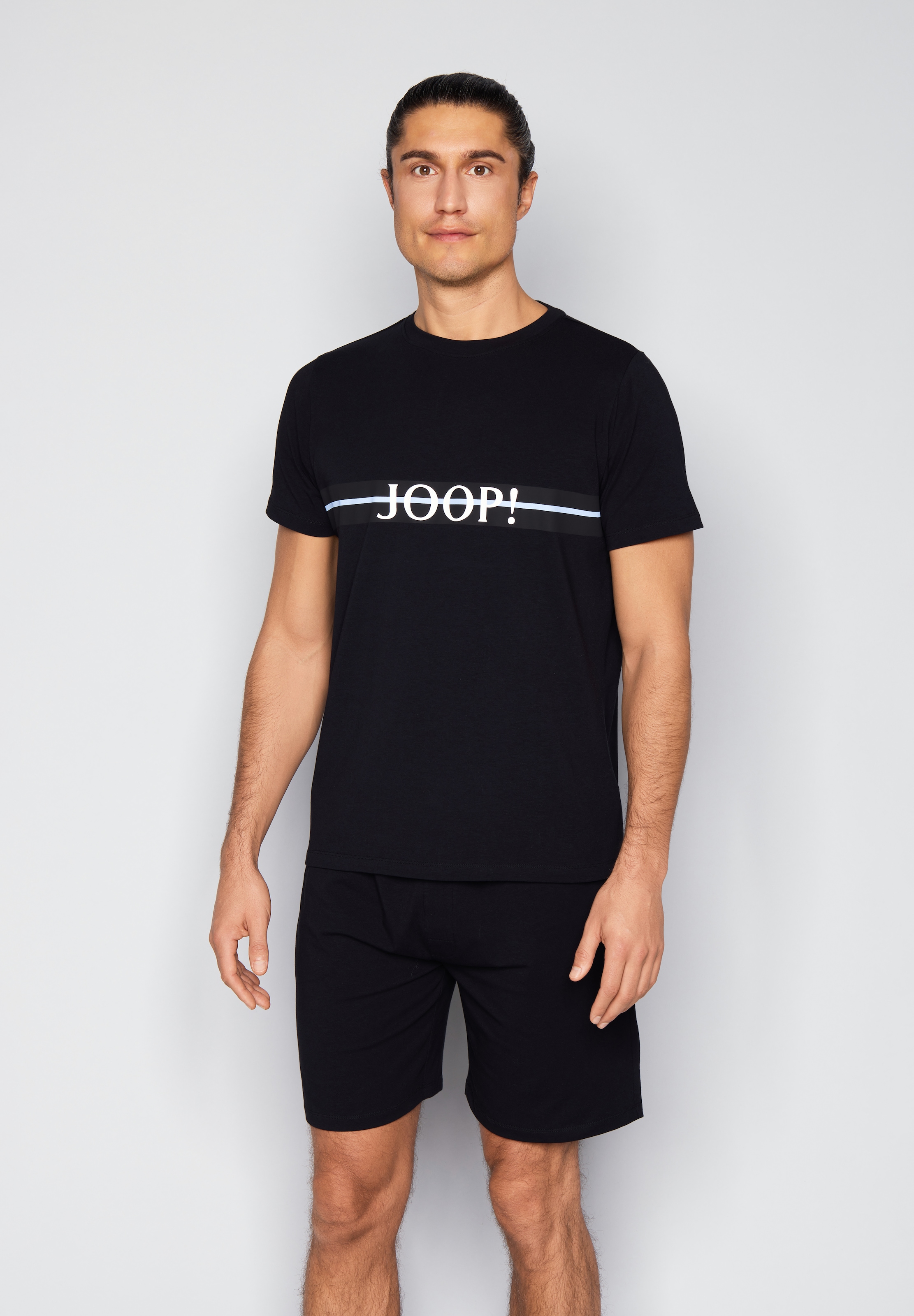 JOOP! Shorty »Core« 2 tlg. mit kurzem Arm, Rundhalsausschnitt und seitlichen Taschen