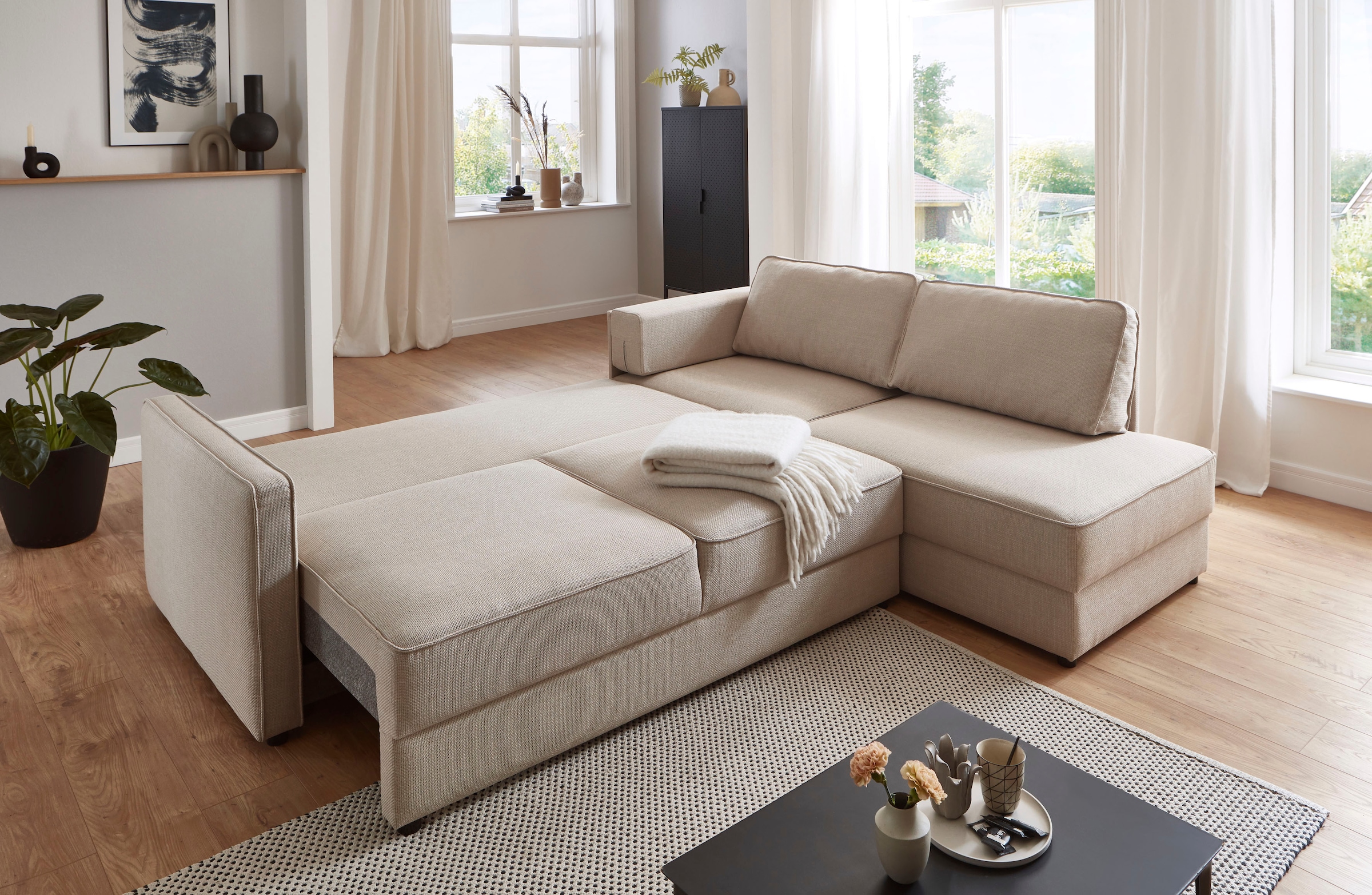 bestellen collection Ecksofa Bettfunktion mit Rechnung ATLANTIC auf home Schlafsofa und »Chill«, Bettkasten