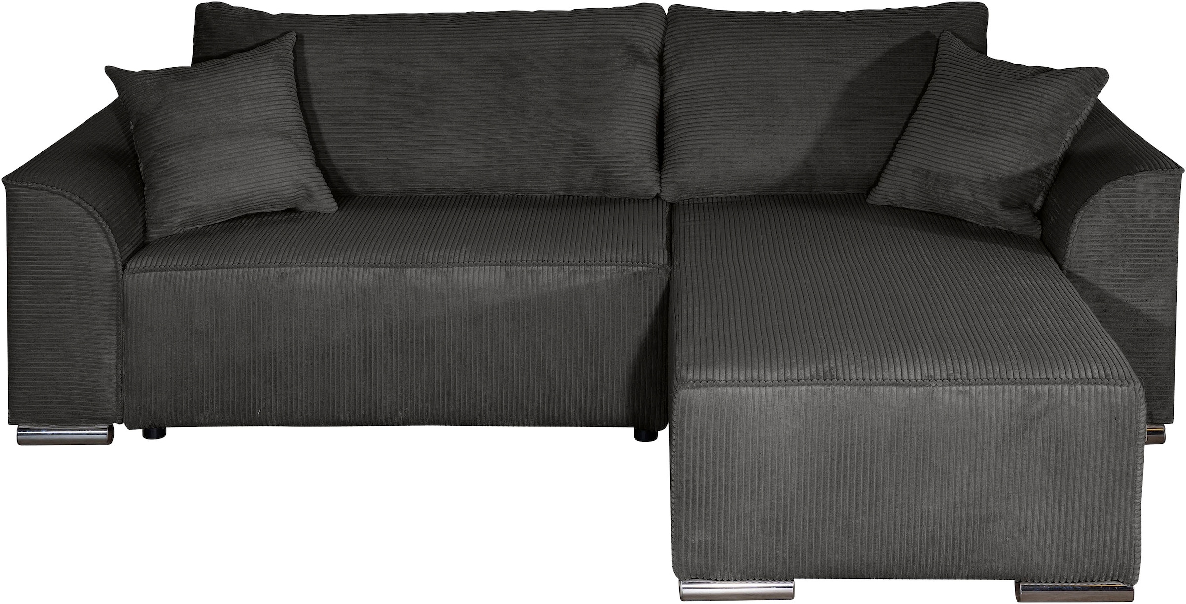 COLLECTION AB Ecksofa »Sara L-Form, B: 236 cm, Schlaffunktion, Bettkasten, optional Topper« Bonnellfederkern, Liegefl. 116x190 cm, Couch als Schlafsofa