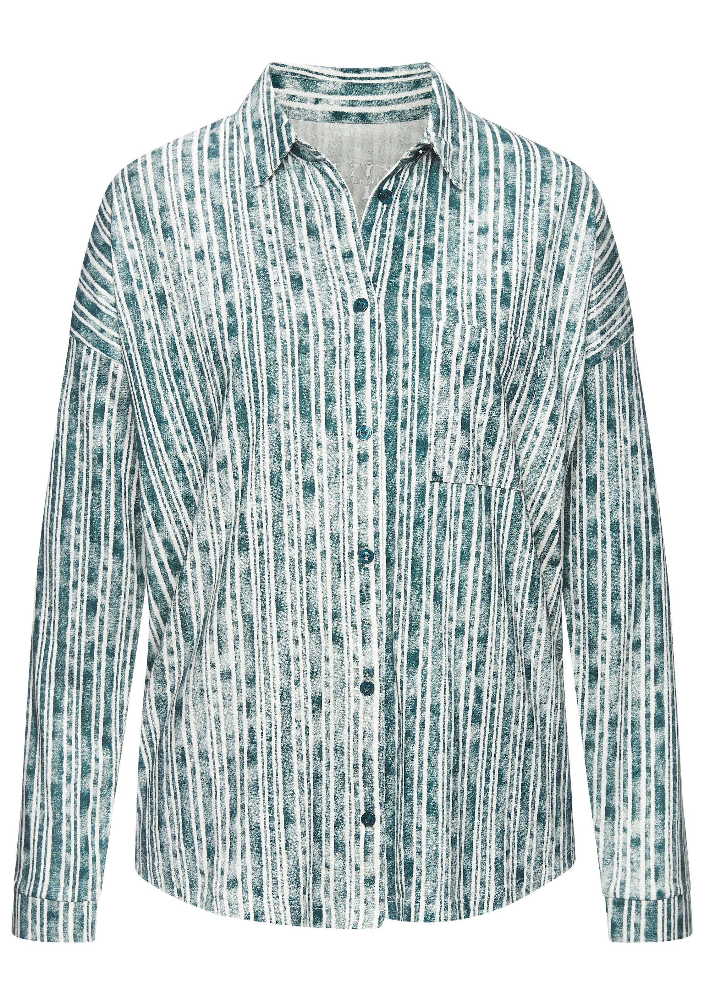 Vivance Dreams Pyjama, (2 tlg.), Mit schönem Streifenmuster