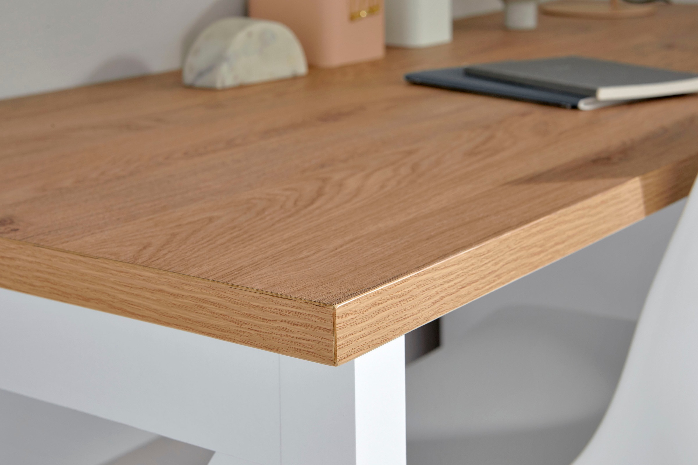 Jahnke Schreibtisch »Chalet«, Schreibtisch im Landhausstil, Breite 140 cm
