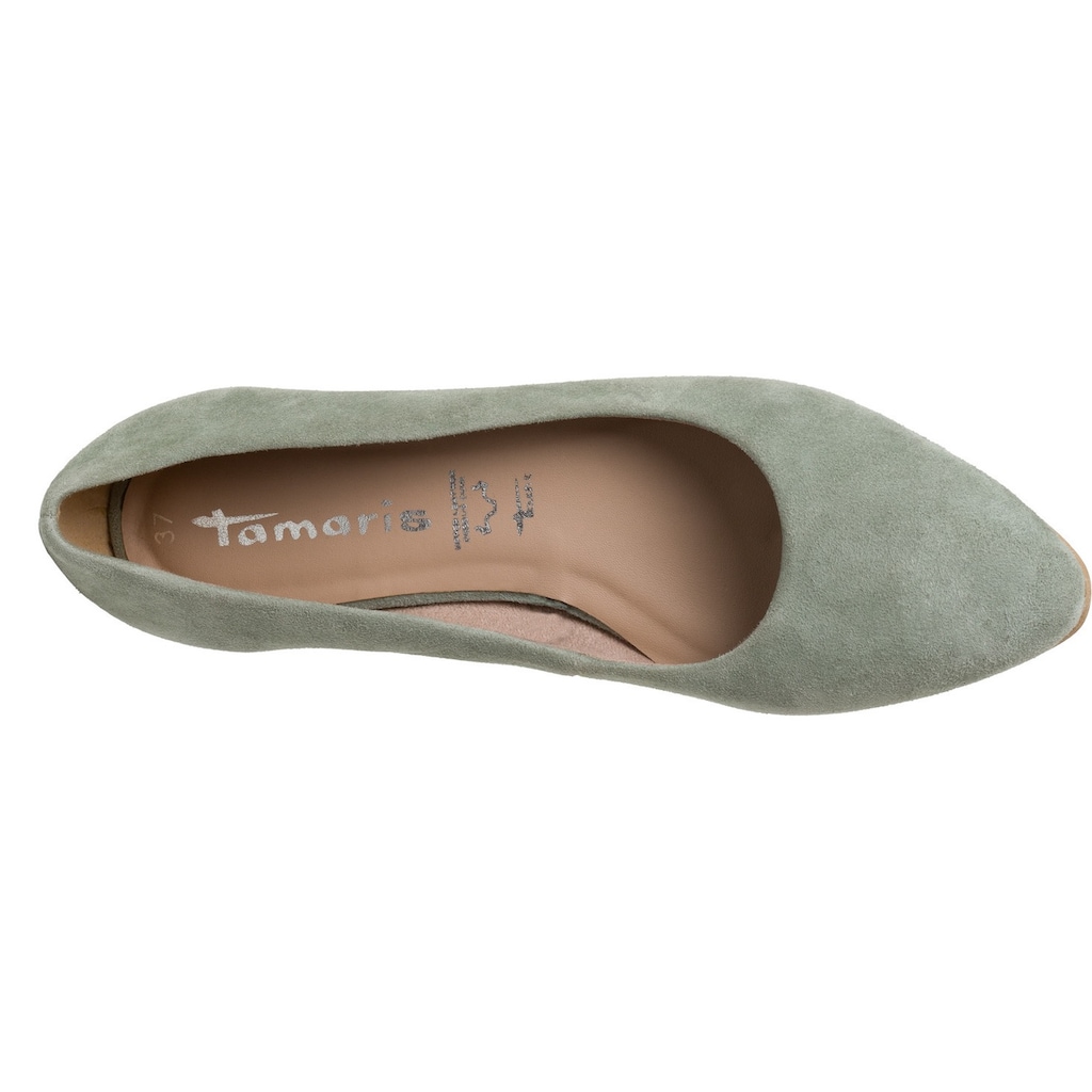 Tamaris Ballerina, Flats, Business Schuh mit TOUCH-IT Ausstattung, schmale Form