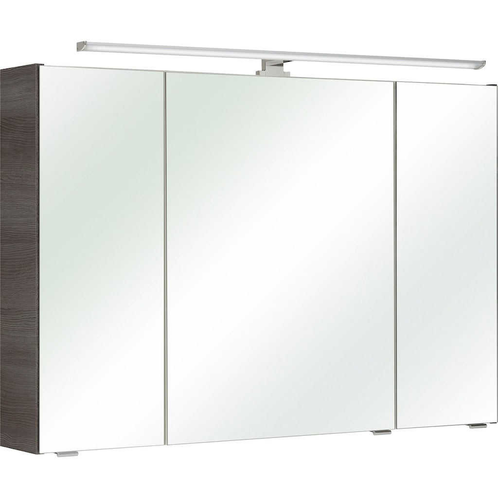 Saphir Spiegelschrank »Quickset Badschrank, 3 Spiegeltüren, 6 Einlegeböden, 105 cm breit«
