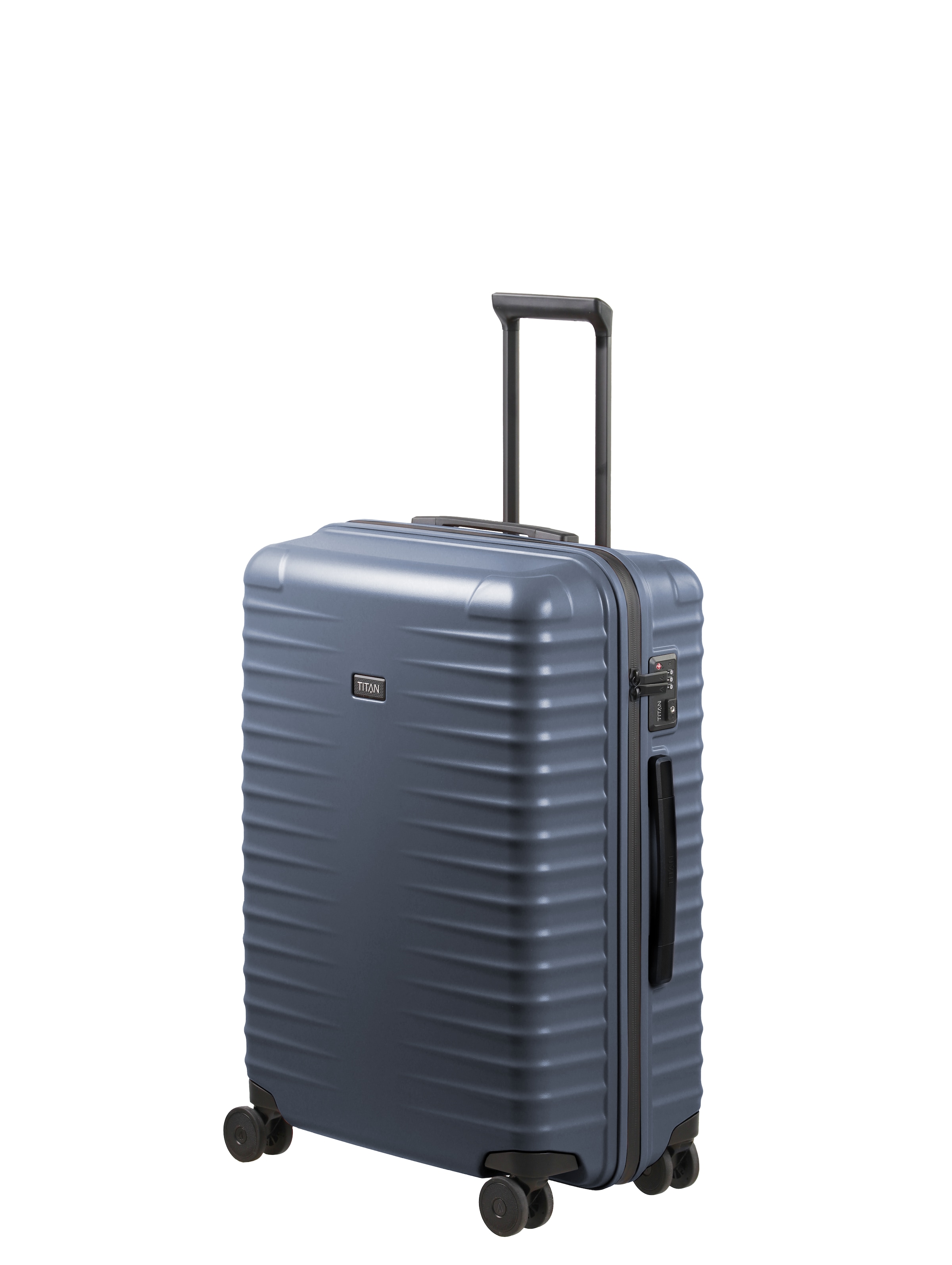 TITAN® Trolley »UPGRADE Koffer Hartschale« 80 l 4 Rollen mit kratzresistenter Oberfläche und cleverer Innenaufteilung