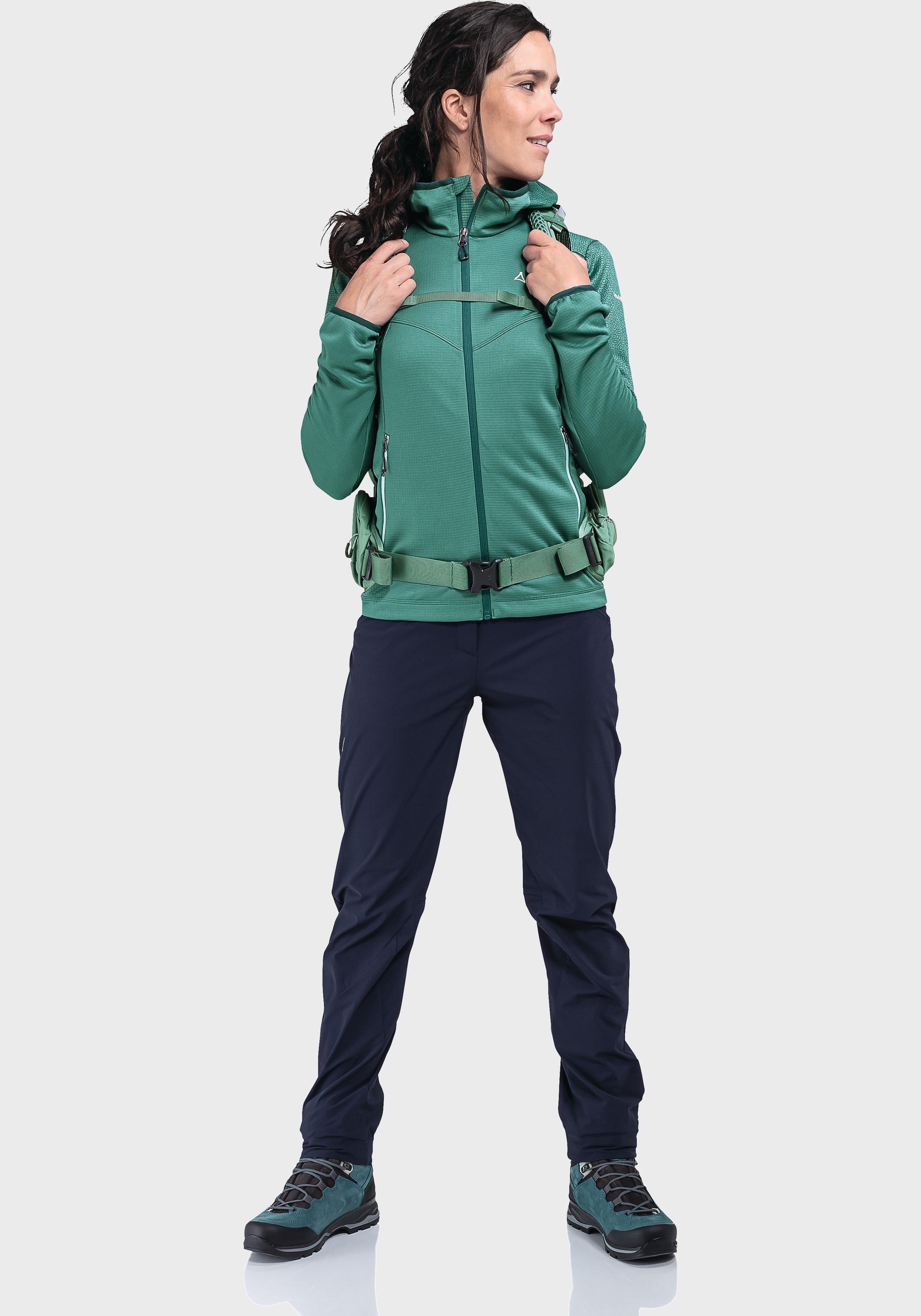 Schöffel Fleecejacke »Fleece Hoody Svardalen L« mit Kapuze