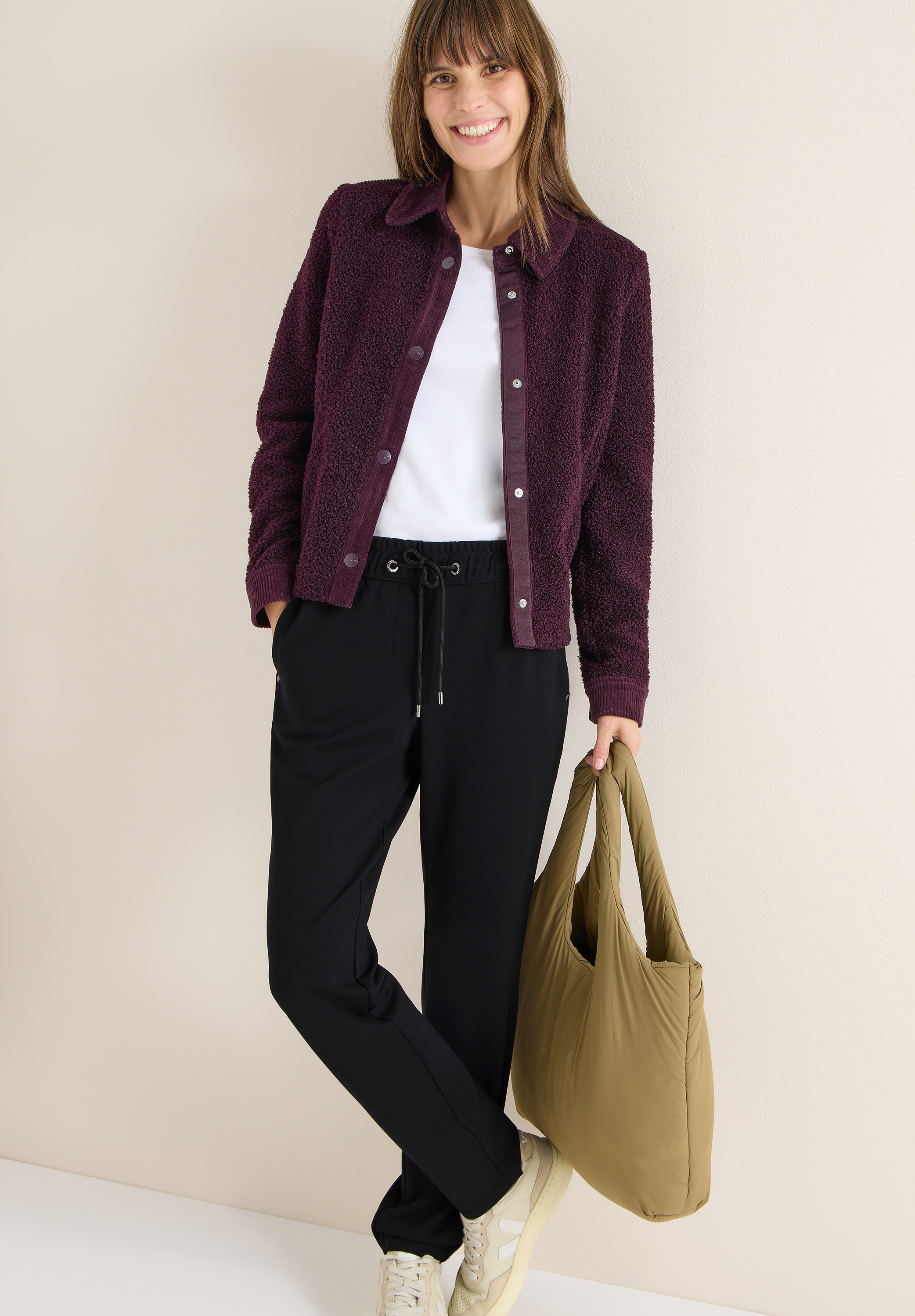 Cecil Schlupfhose »Style Tracey«  mit Glitzer-Tape an der Seitennaht