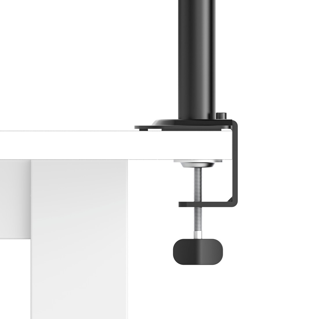 Hama Monitor-Halterung »Monitorhalterung höhenverstellbar für 13-35 Zoll Monitore« bis 89 cm Zoll 360° Rotation, VESA, Kabelmanagement, ausziehbar, Stahl