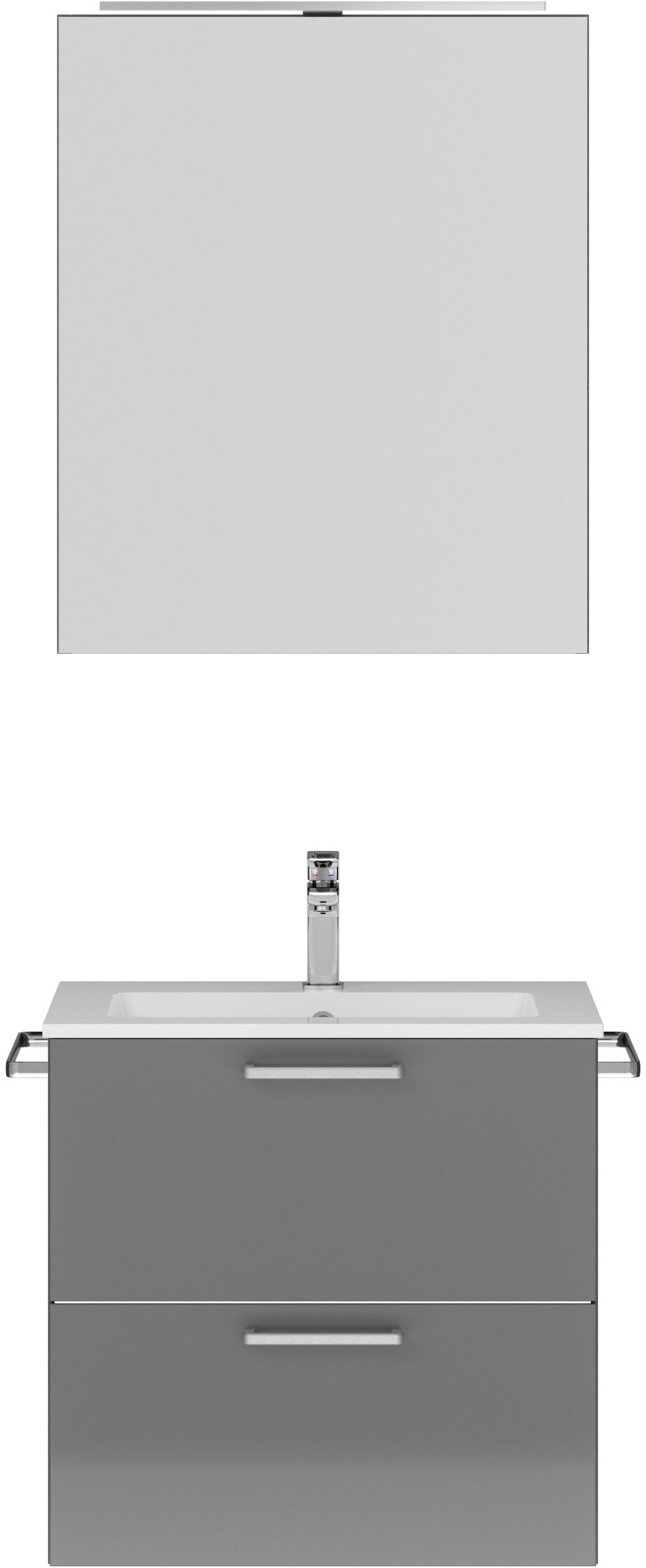 nobilia® Badmöbel-Set »Tolvina« vormontiert, mit Soft-Close, 2 Stk. tlg. günstig online kaufen