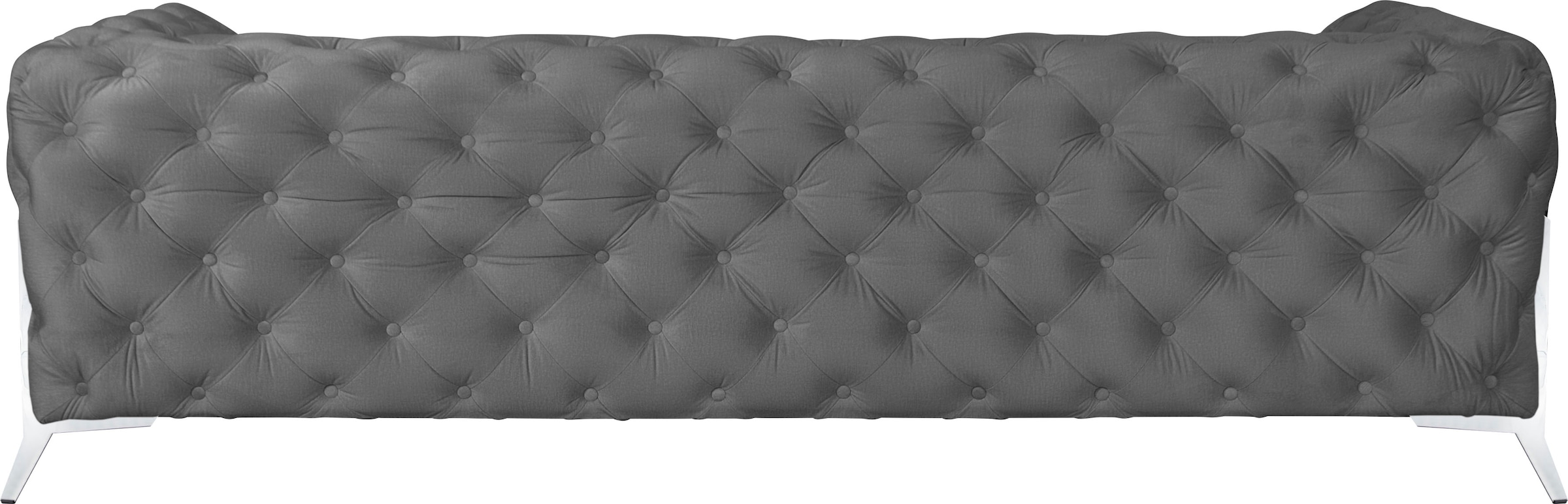 Leonique Chesterfield-Sofa »Amaury«, aufwändige Knopfheftung, moderne Chesterfield Optik, Fußfarbe wählbar