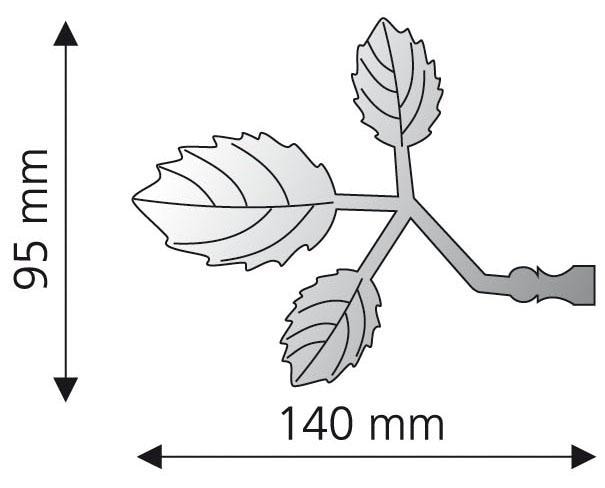 Liedeco Gardinenstangen-Endstück »Bacchus«, (Set, 2 St.), für  Gardinenstangen Ø 16 mm auf Rechnung kaufen