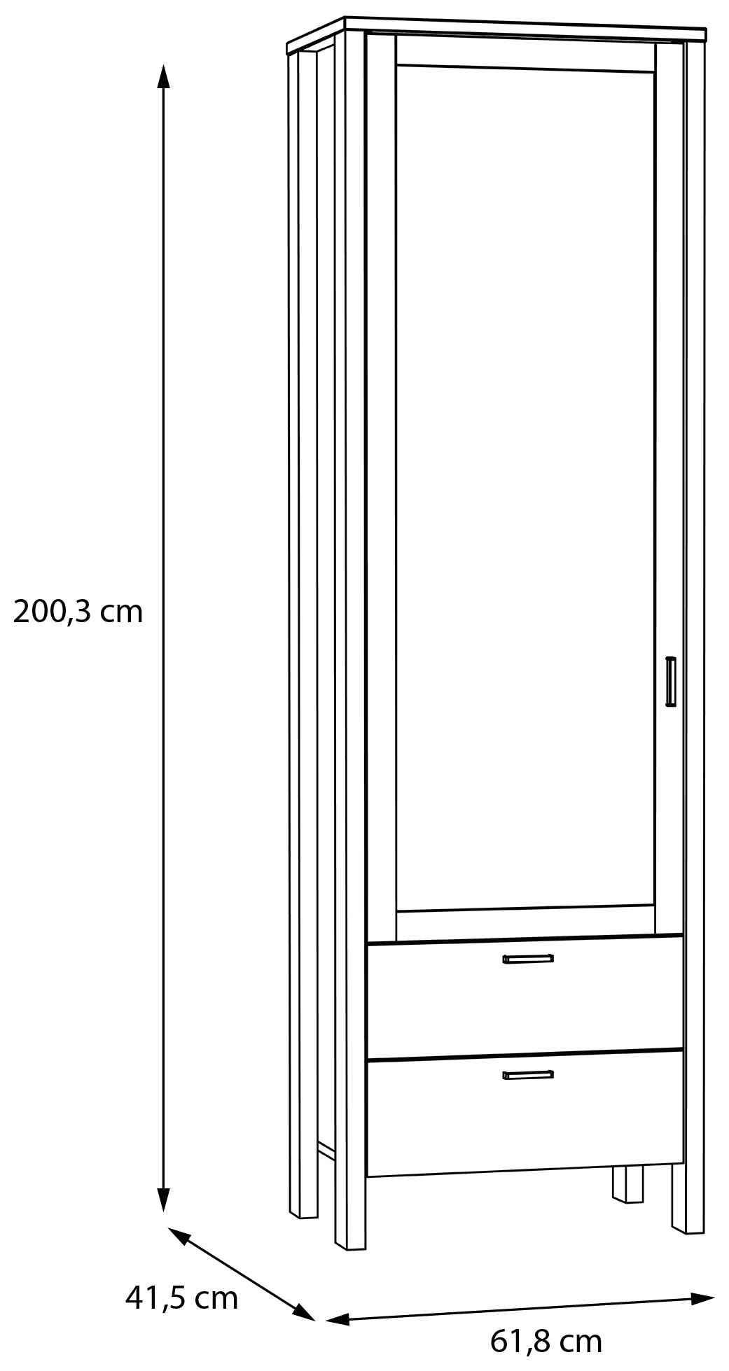 FORTE Vitrine »Saitama«