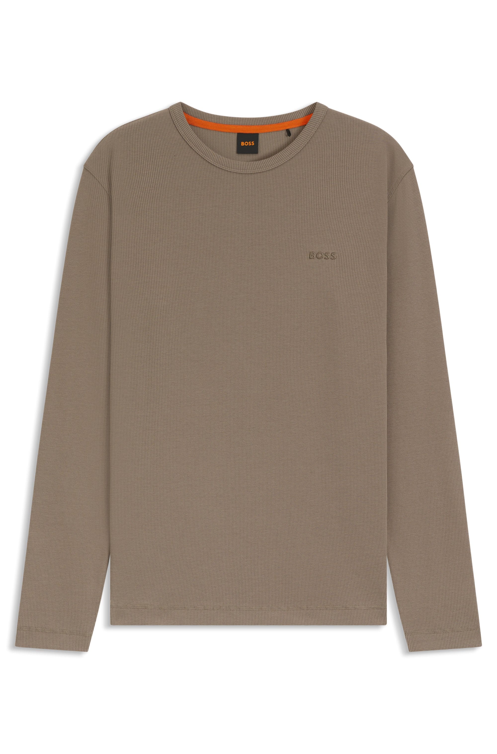 BOSS ORANGE Langarmshirt »Tempesto«, mit BOSS-Stickerei