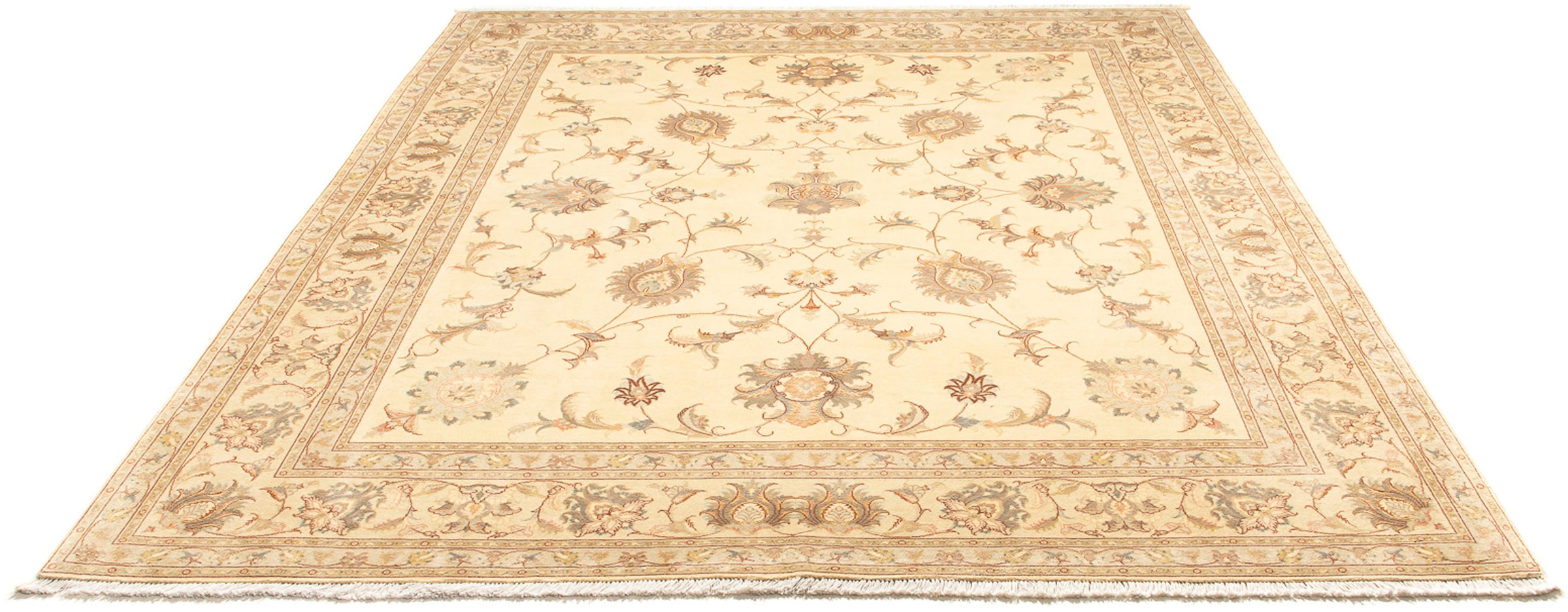 morgenland Orientteppich »Perser - Täbriz - Royal - 242 x 202 cm - beige«, günstig online kaufen